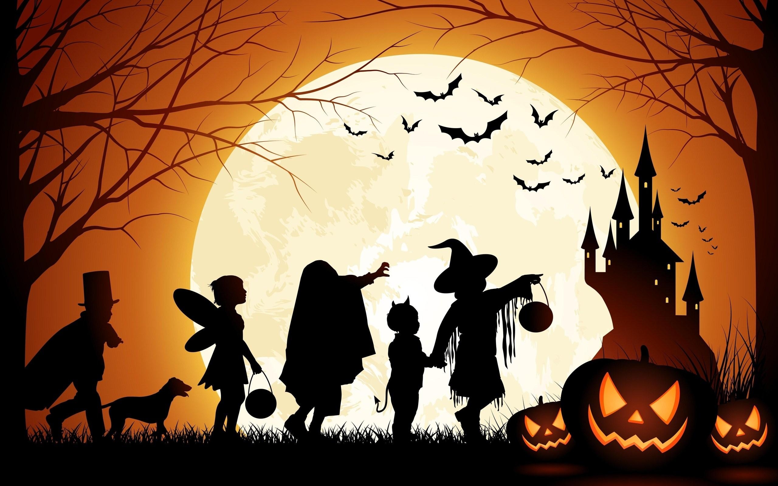 2560x1600 Halloween Wallpaper for Kids, Desktop