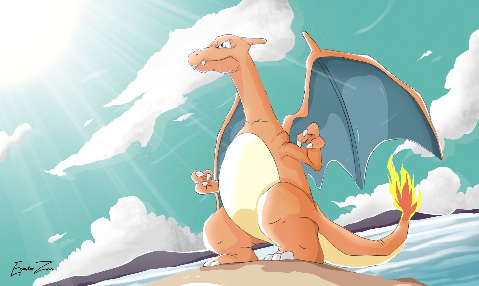 2000x1200  Charizard (Pokémon) wallpaper, Desktop