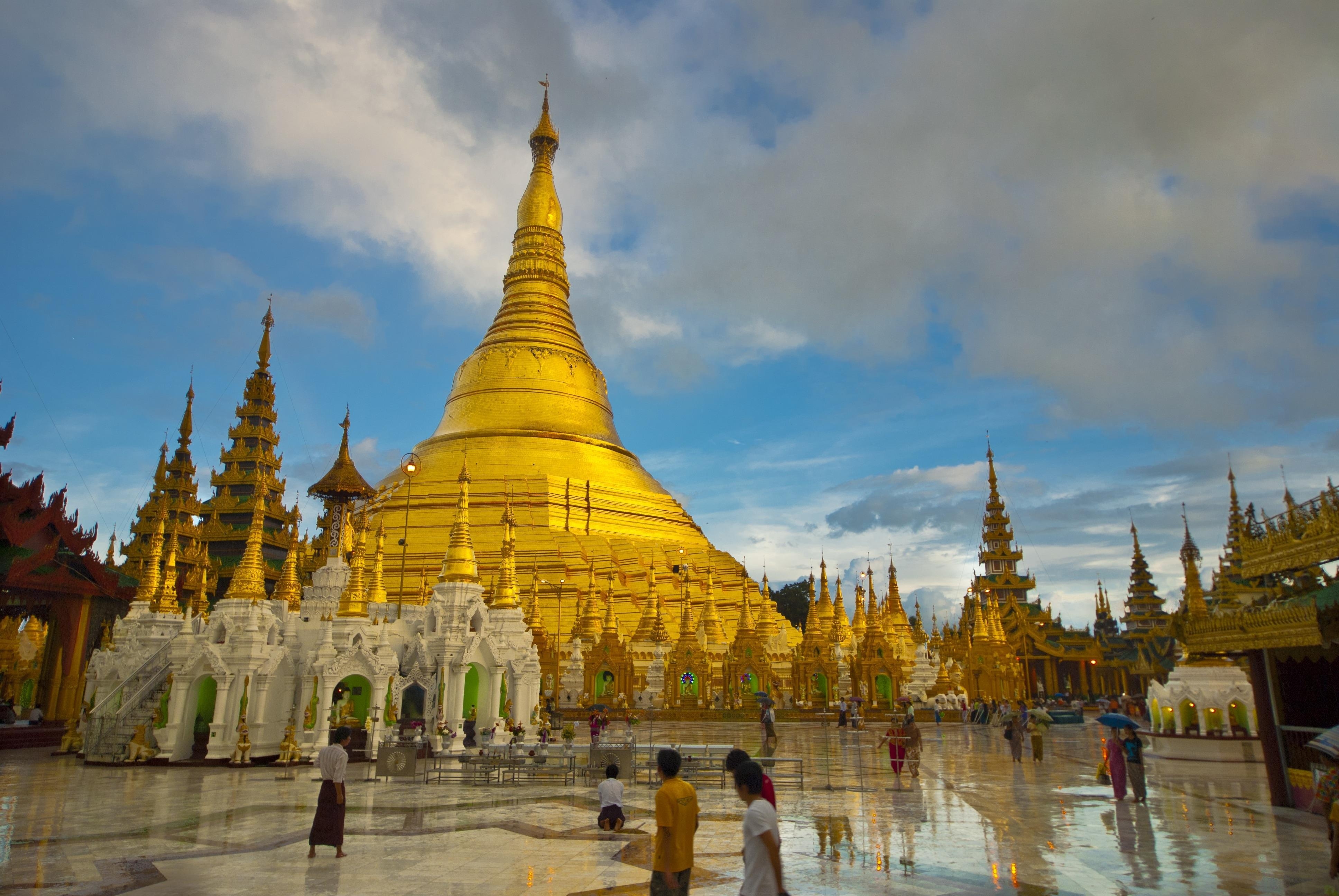 3880x2600 shwedagon pagoda free image, Desktop