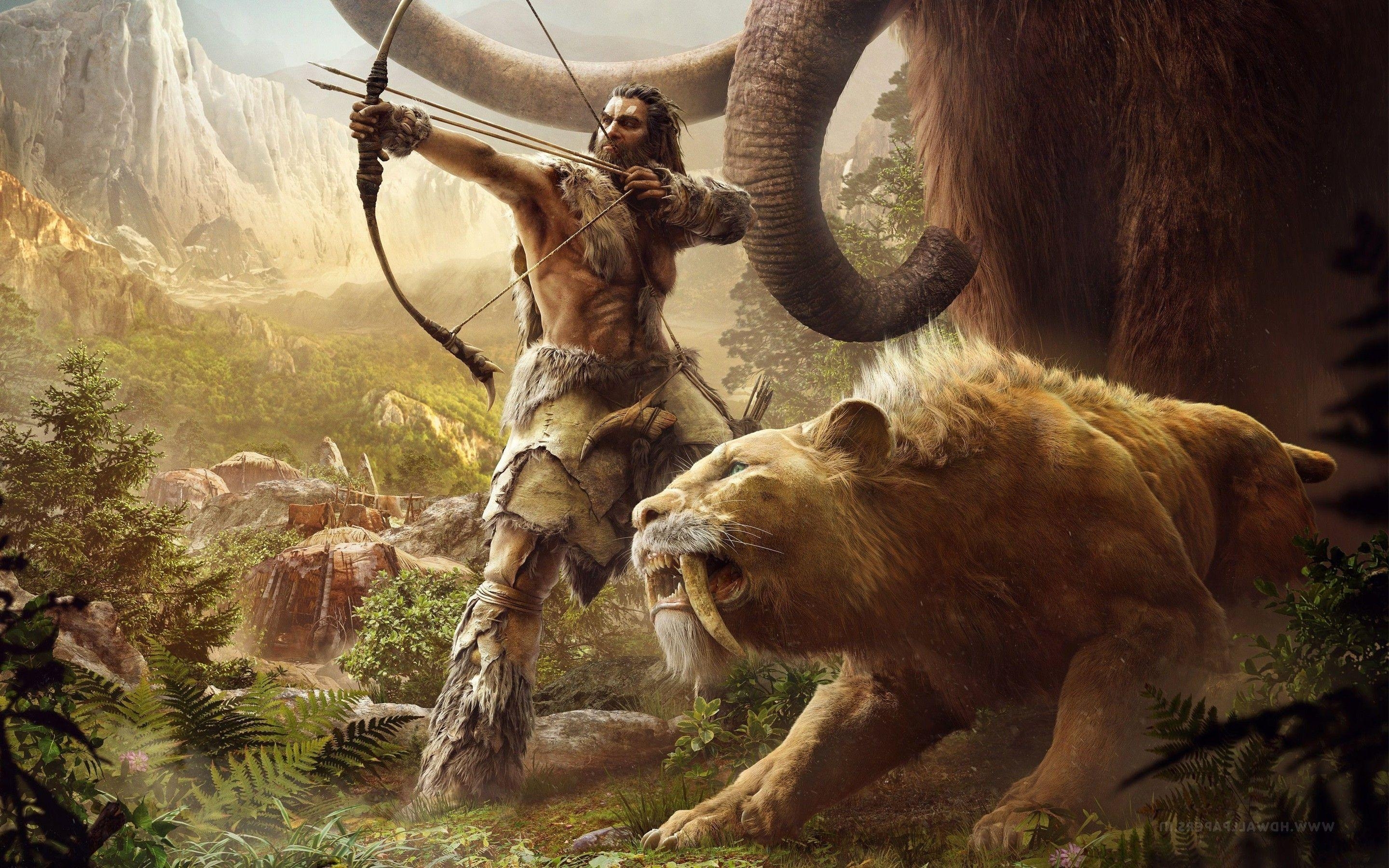 2880x1800 far Cry Primal, Artwork, Video Games Wallpaper HD / Desktop, Desktop