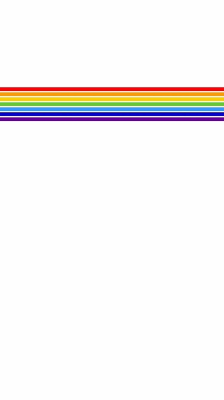 750x1340 iPhone and Android Wallpaper: Rainbow Pride Stripe Wallpaper, Phone