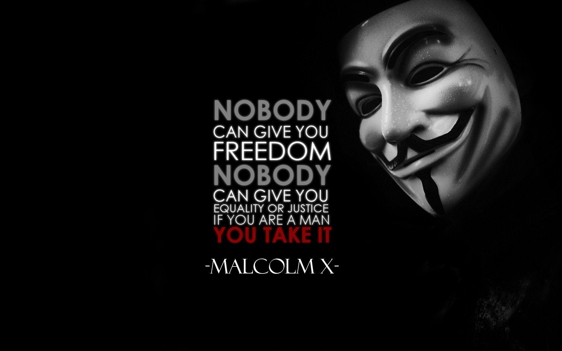 1920x1200 Amazing Quote on Freedom by Malcolm X HD Image. HD Famous, Desktop