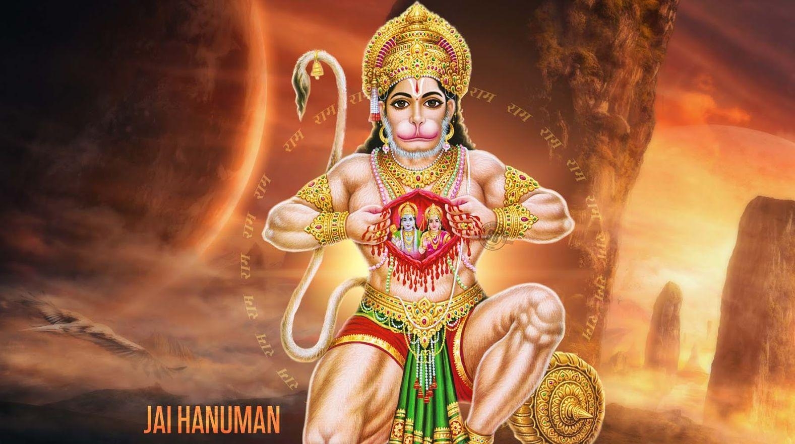 1580x890 Download Free HD Wallpaper of Bhagwan Shree Hanuman. Bajrangbali, Desktop