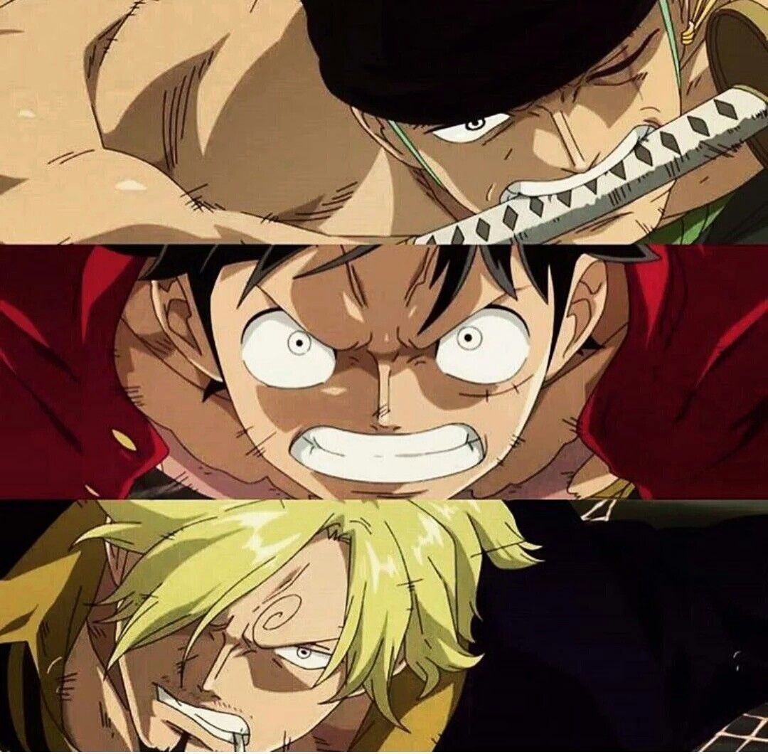 1080x1060 The Monster Trio. One piece wallpaper iphone, Manga anime one piece, One piece drawing, Desktop