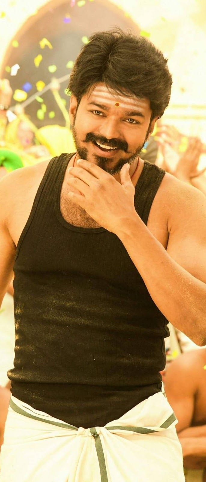 690x1600 Vijay Mobile Wallpaper from the Movie Mersal 2 in 2020, Phone