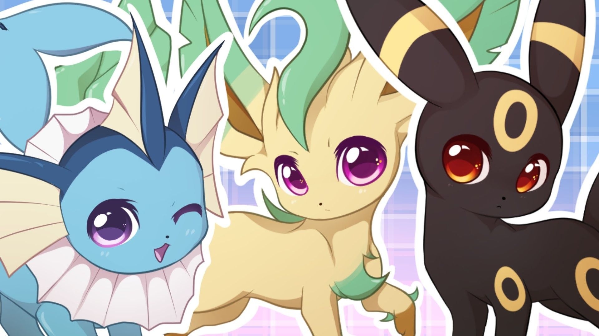 1920x1080 Cute Eevee Evolutions, Desktop