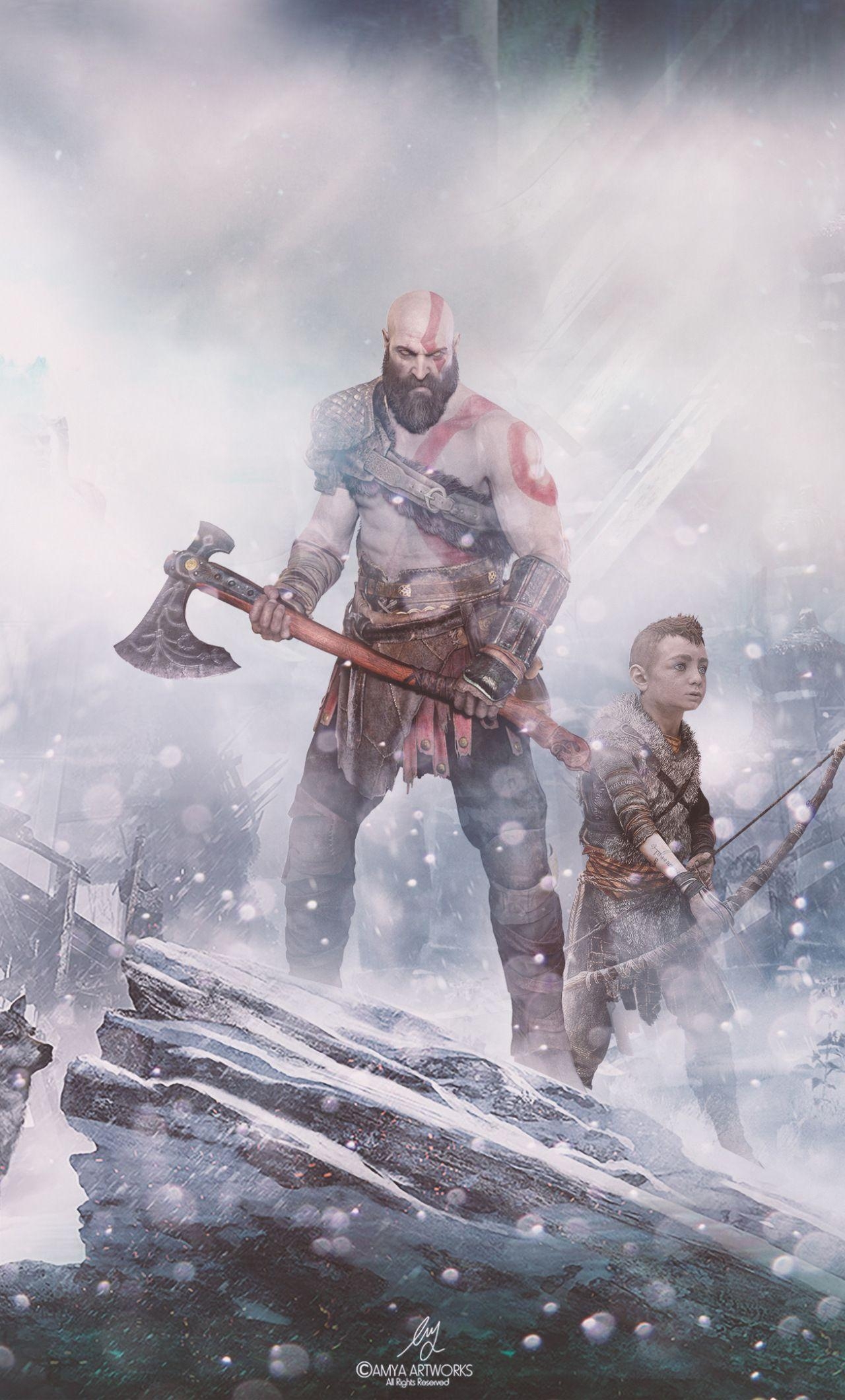 1280x2120 God Of War Apple Iphone 7 Plus Wallpaper Of War, Phone