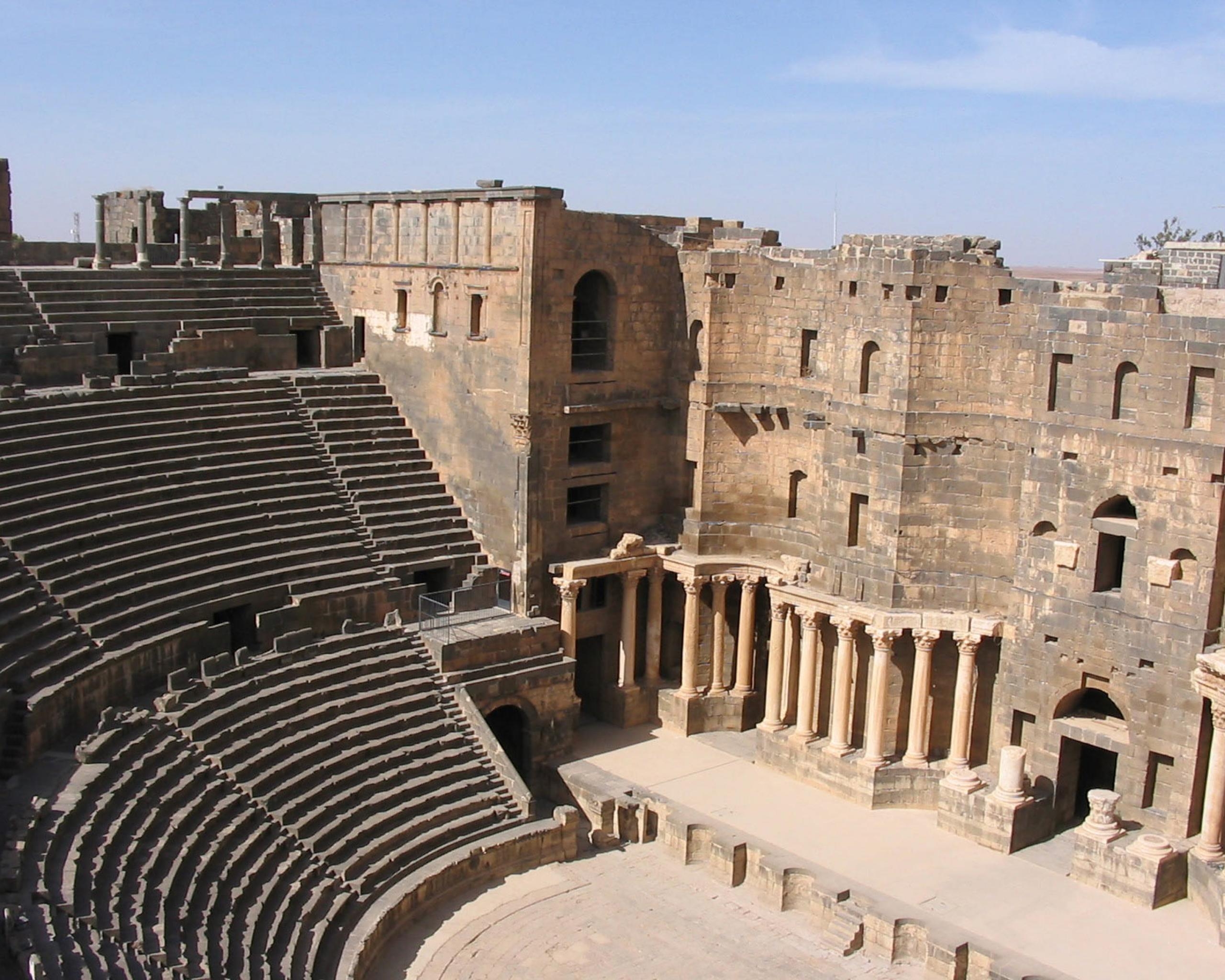 2560x2050 Syria Bosra Theater Landscape Nature HD City, Desktop