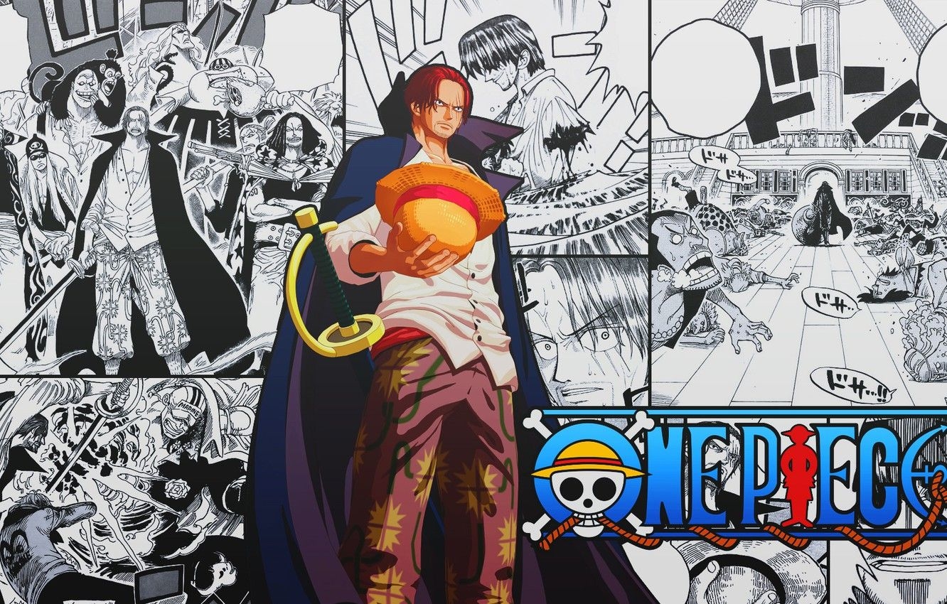 1340x850 Wallpaper art, pirate, guy, manga, One Piece image for desktop, section сёнэн, Desktop