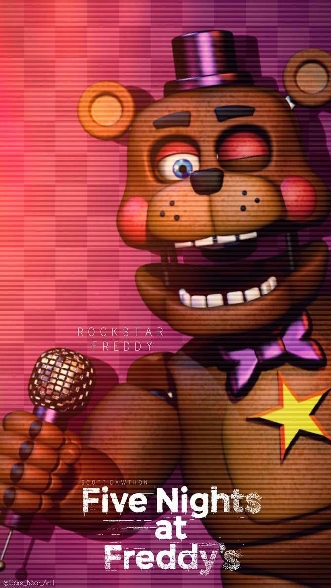 670x1200 Rockstar Freddy en 2020. Fnaf dibujos, Animatronicos fnaf, Fnaf, Phone