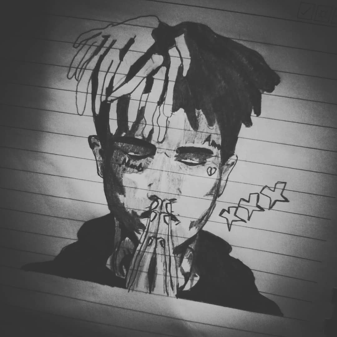 1080x1080 XXXTentacion Drawing Wallpaper Free XXXTentacion Drawing, Phone