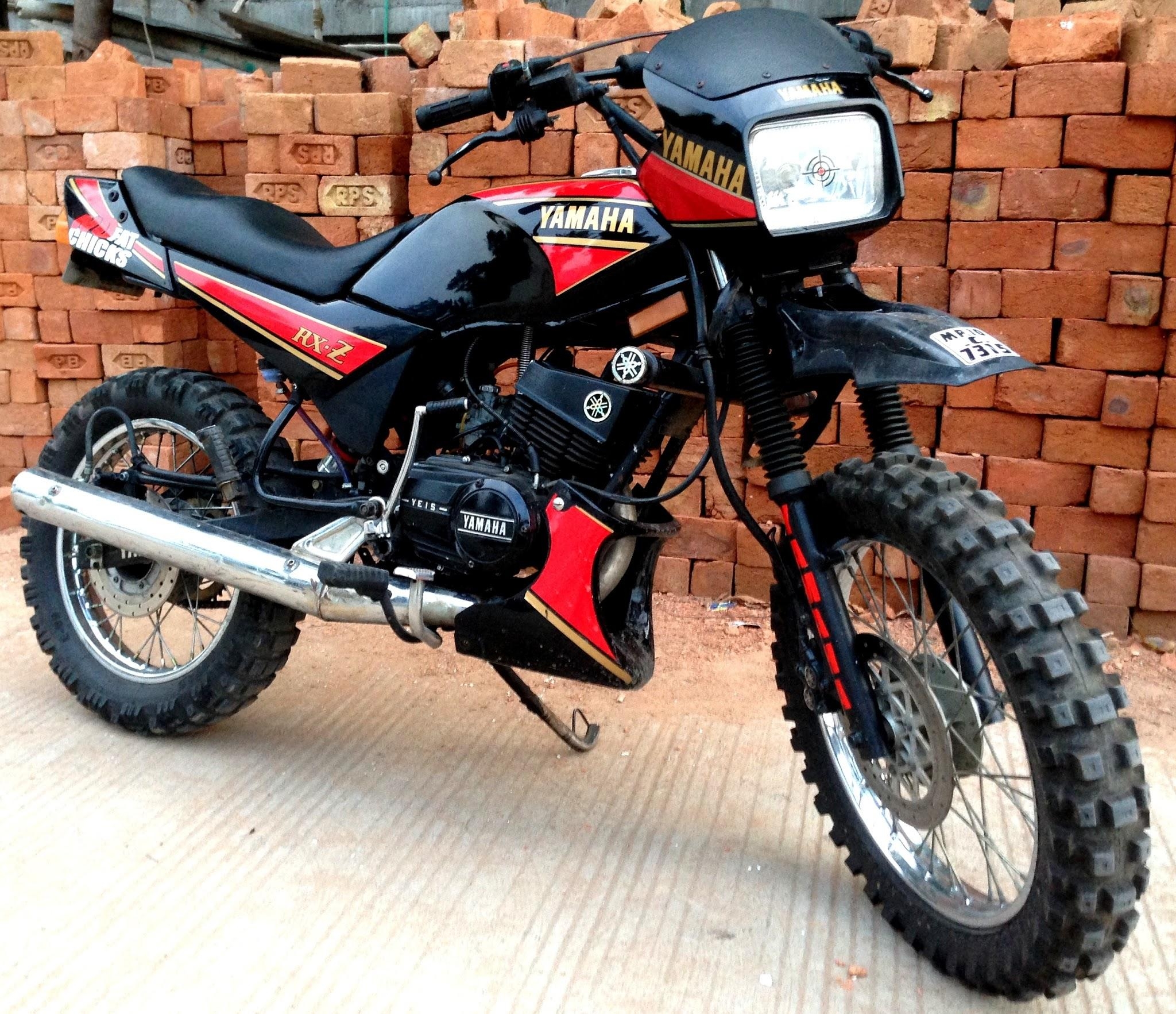 2050x1770 Modified Black Yamaha RXZ Main Features, Front Extra Long Shock Ups, Desktop