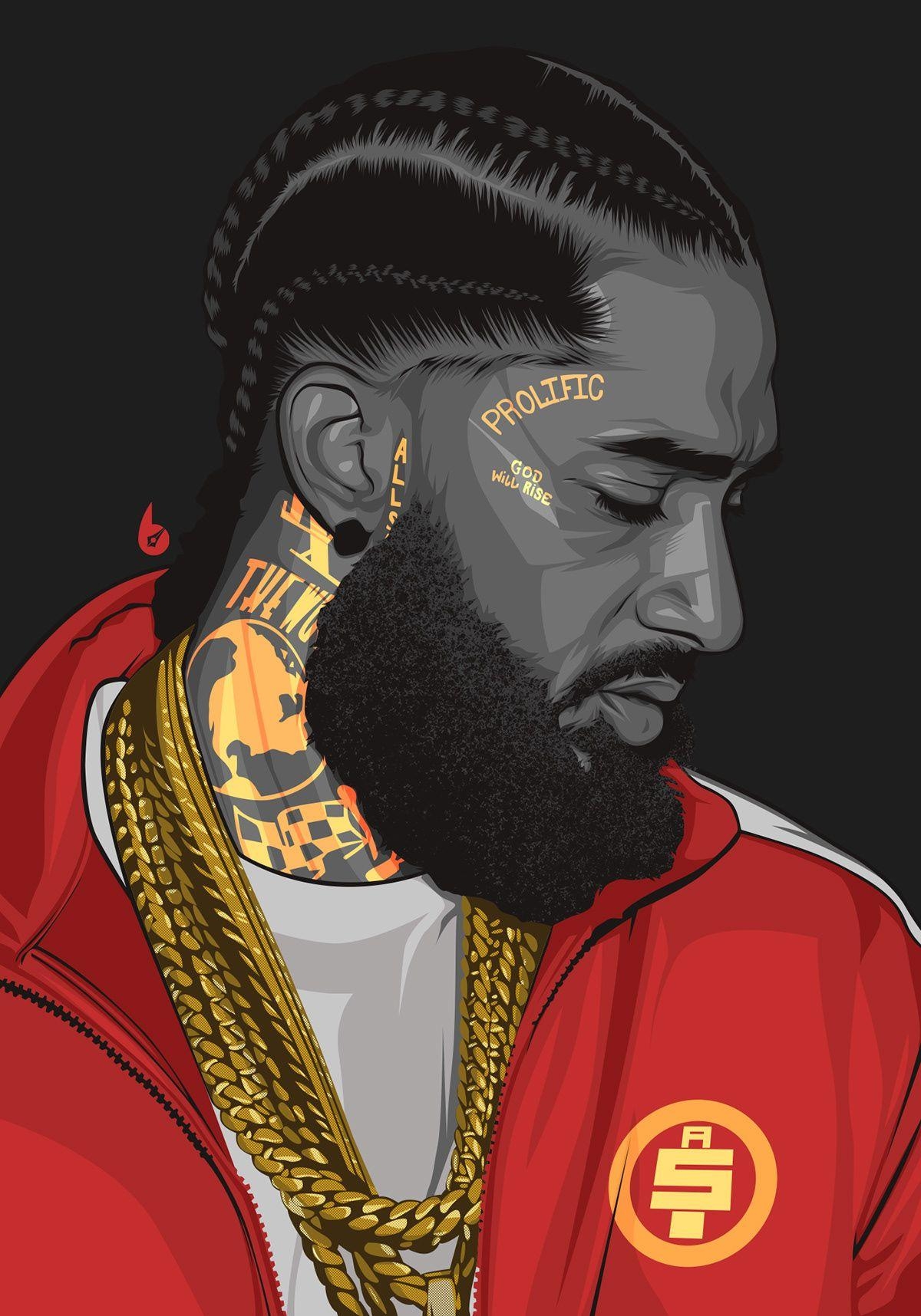 1200x1720 Nipsey Hussle. Tupac art, Muse art, Phone