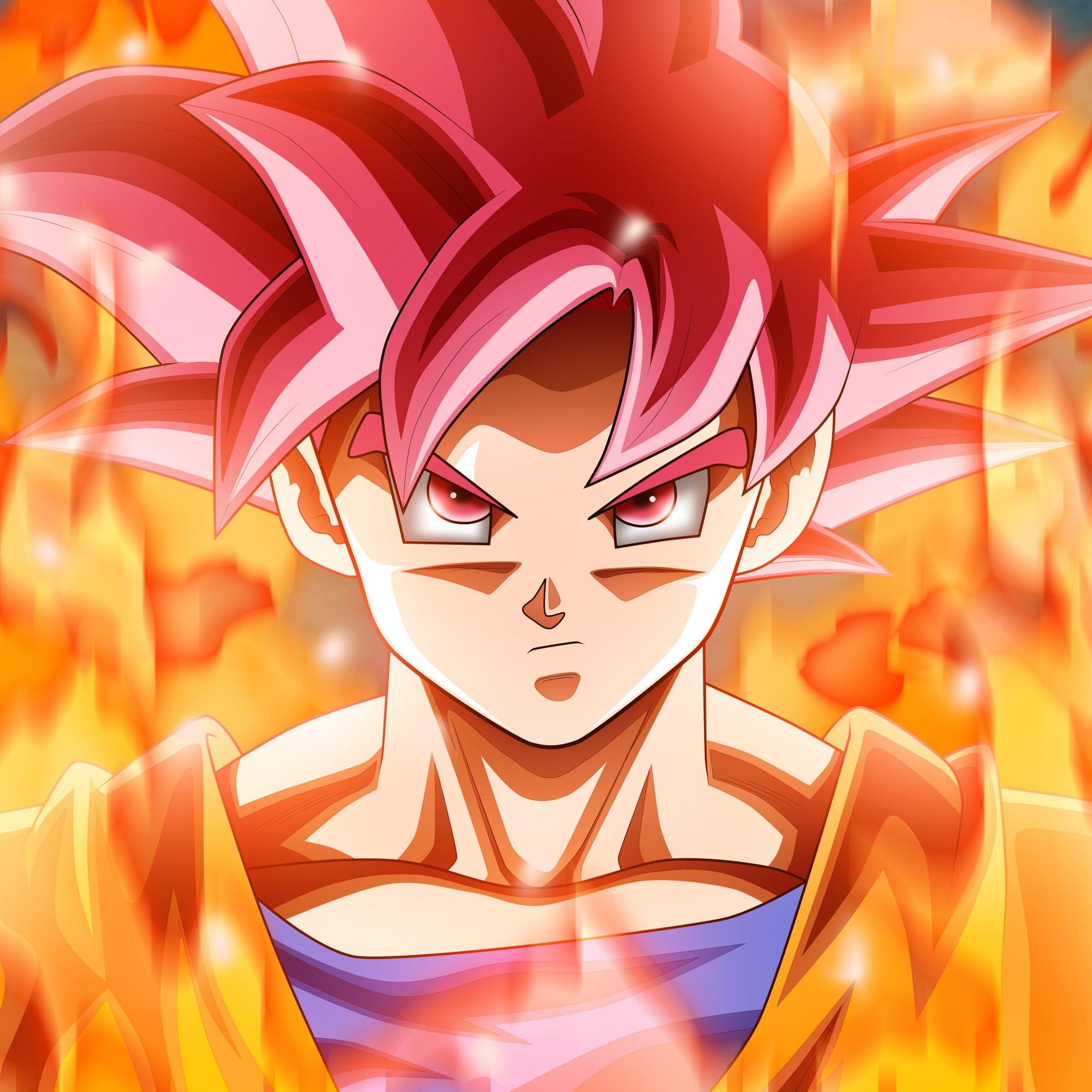 2560x2560 Wallpaper Goku, Dragon Ball Super, 4K, 8K, Anime, Phone