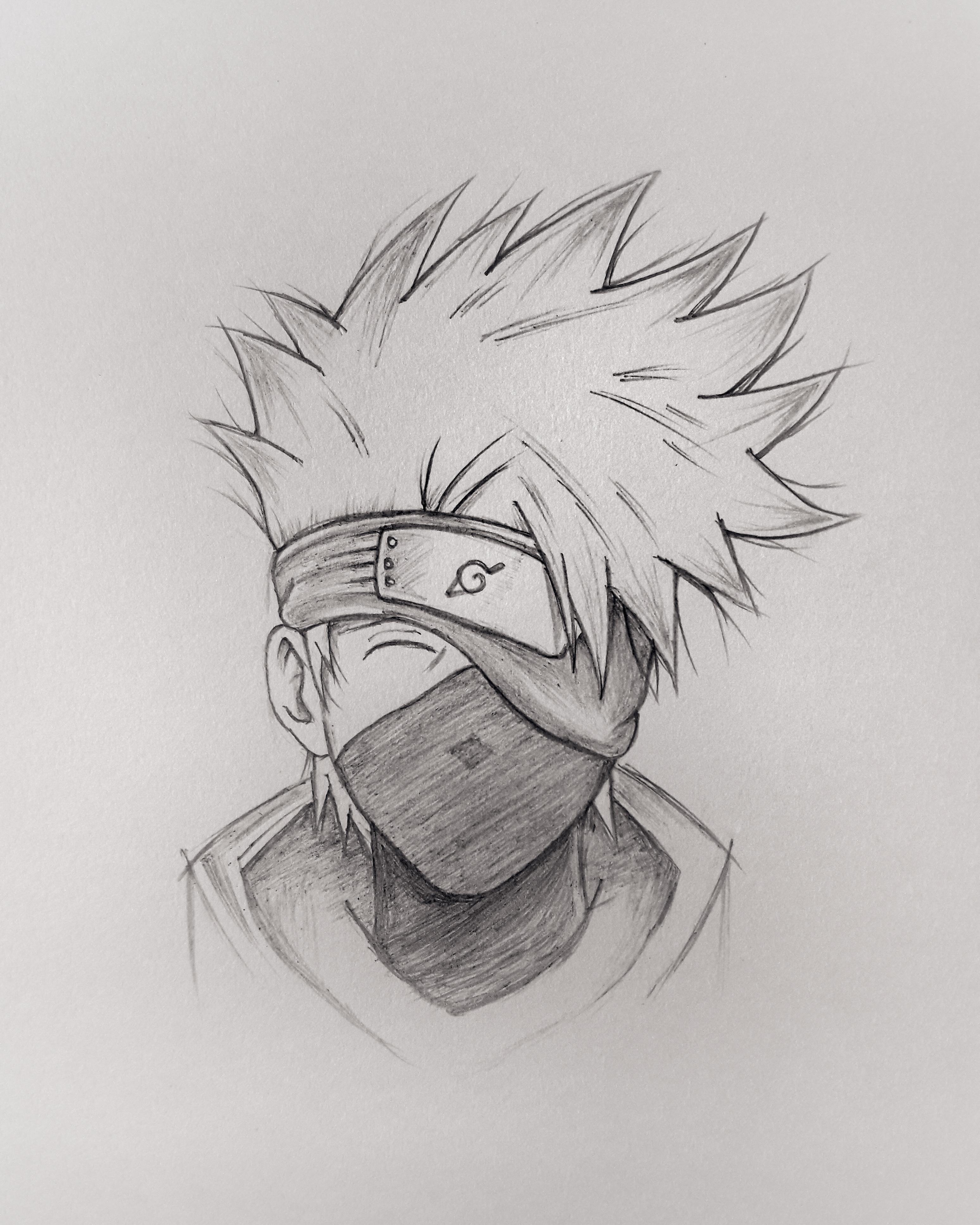 3100x3870 Kakashi Hatake Drawing Photo, Phone