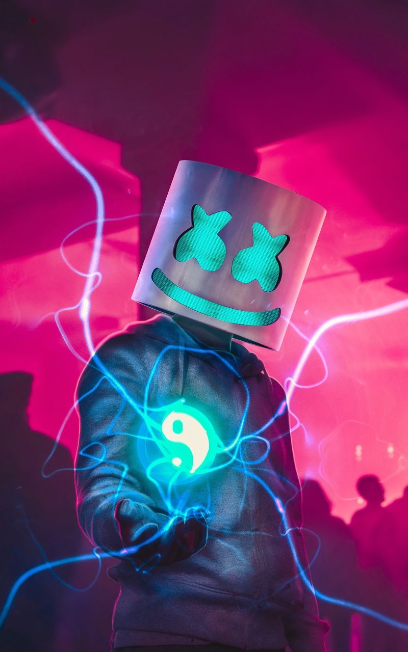 800x1280 Marshmello Glow 4k Nexus Samsung Galaxy Tab Note Android Tablets HD 4k Wallpaper, Image, Background, Photo and Picture, Phone