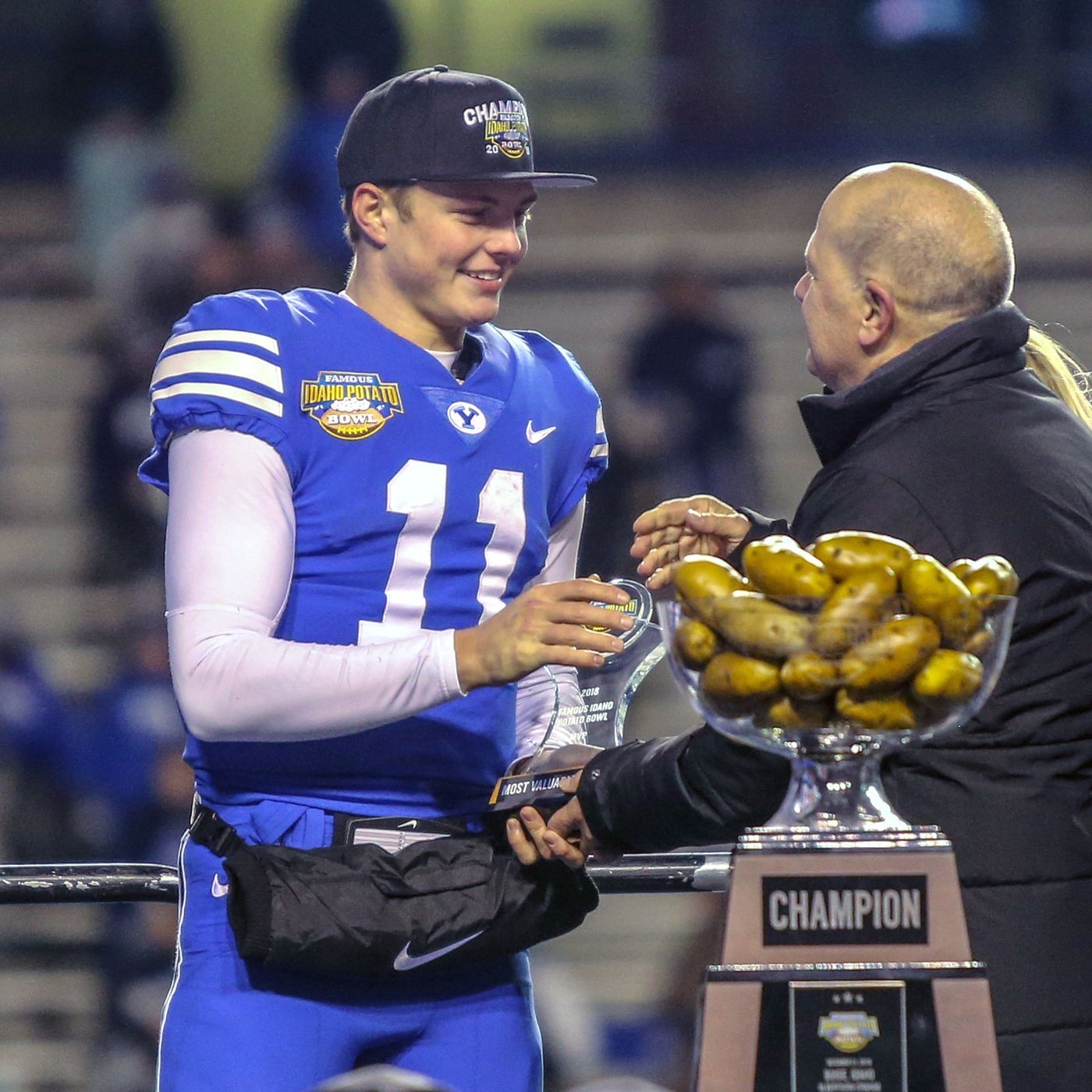 1400x1400 Freshman BYU QB Zach Wilson Topped An All Time Bowl Record, Phone