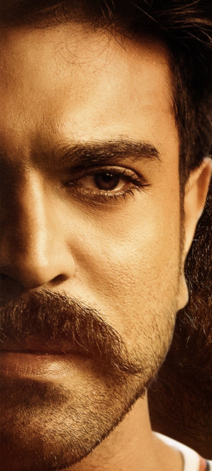 700x1560 RRR Glimpse Ram Charan HD Wallpaper Download 2021, Phone