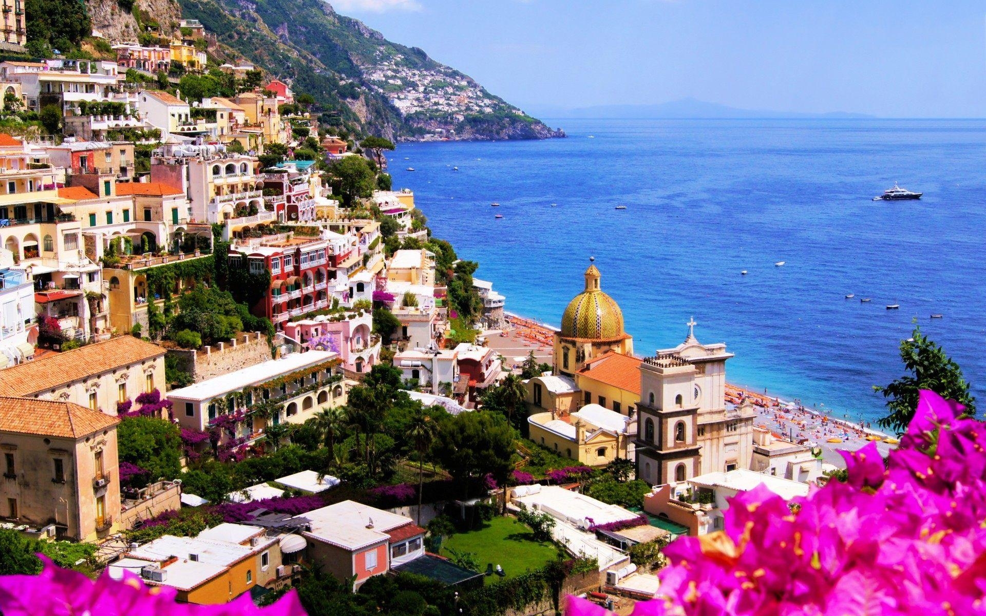 1920x1200 Amalfi Coast Beautiful City Wallpaper HD Free Download. HD, Desktop