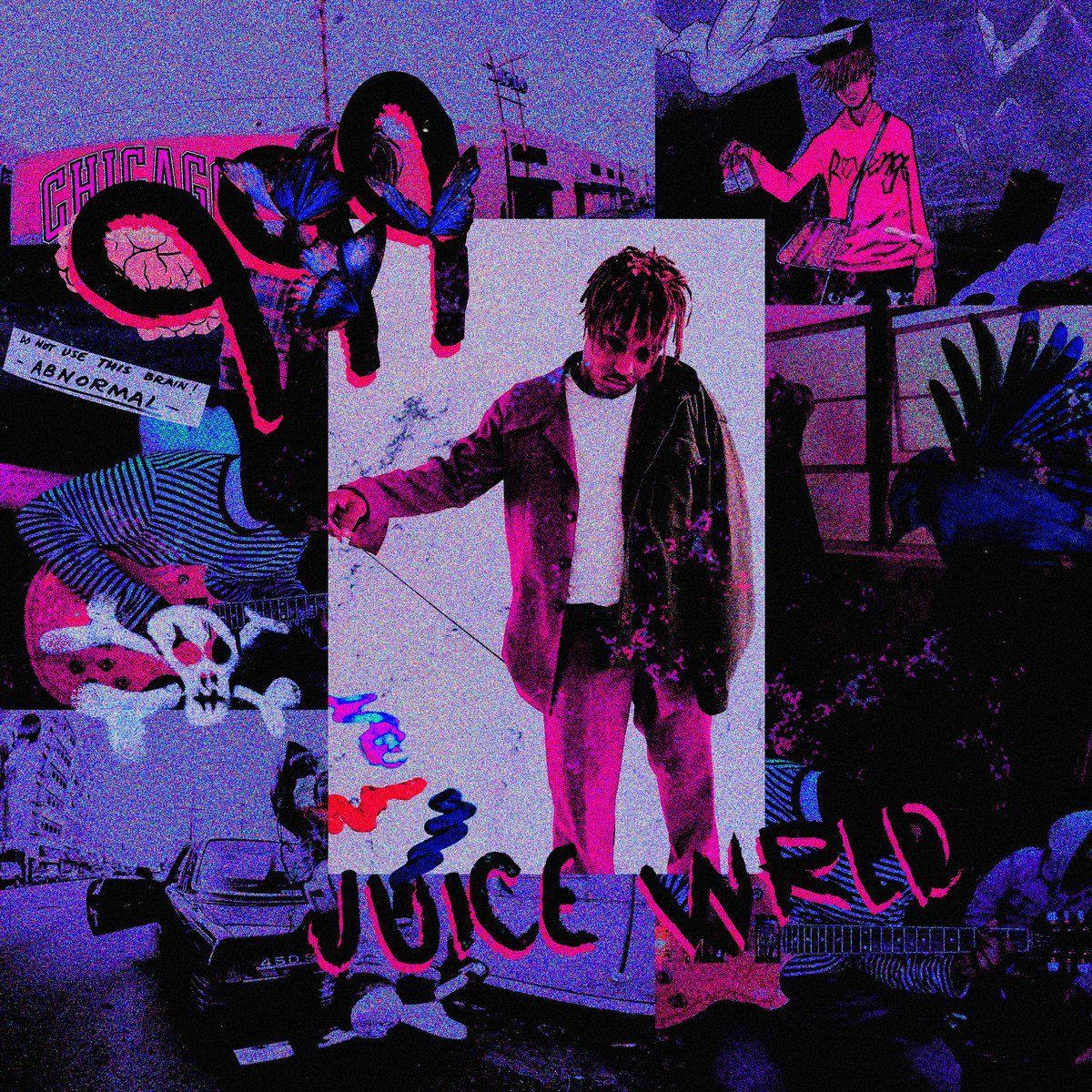 1200x1200 Download Juice Wrld Aesthetic Graffiti Art Wallpaper, Phone