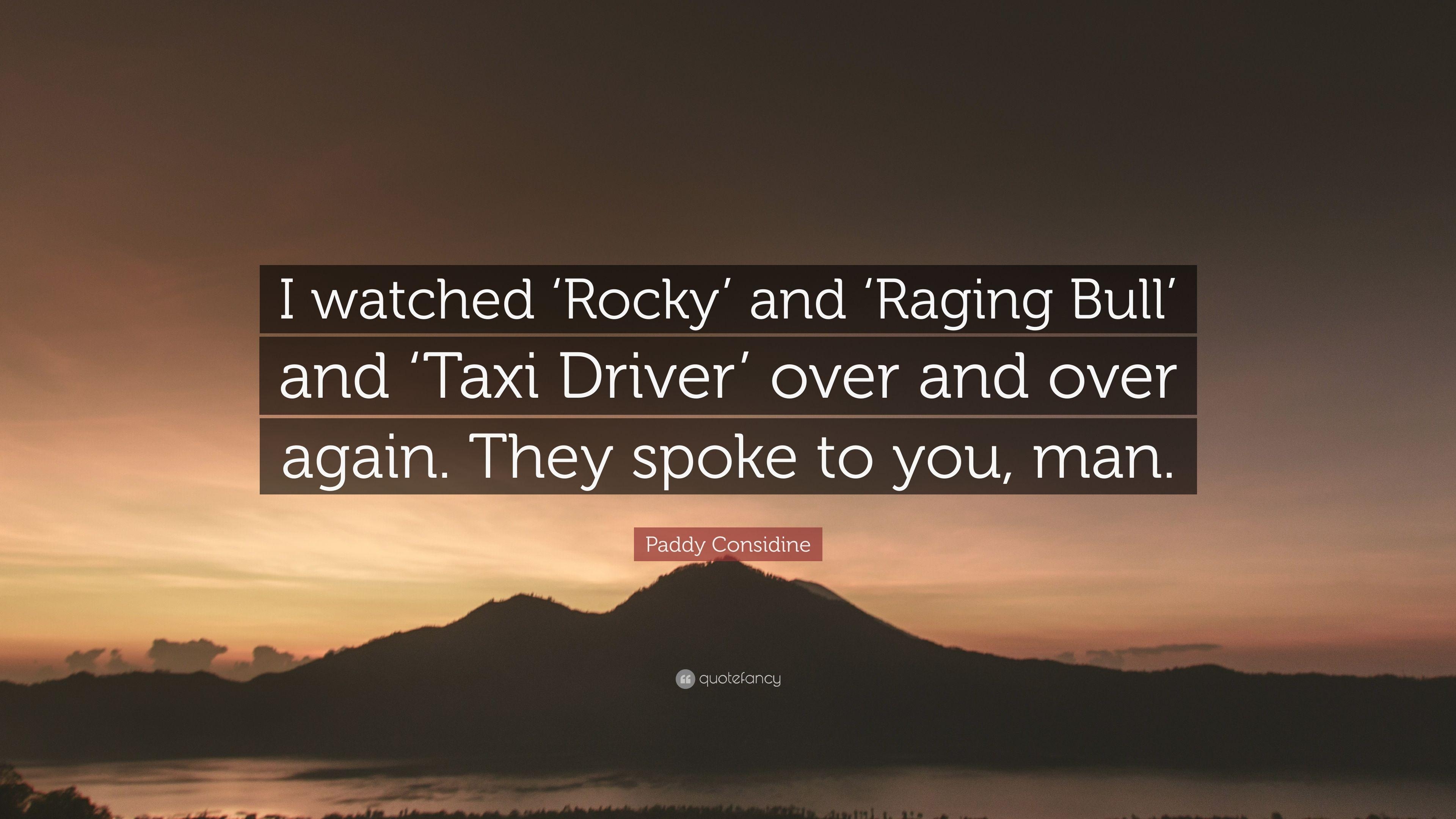 3840x2160 Paddy Considine Quote: “I watched 'Rocky' and 'Raging Bull', Desktop