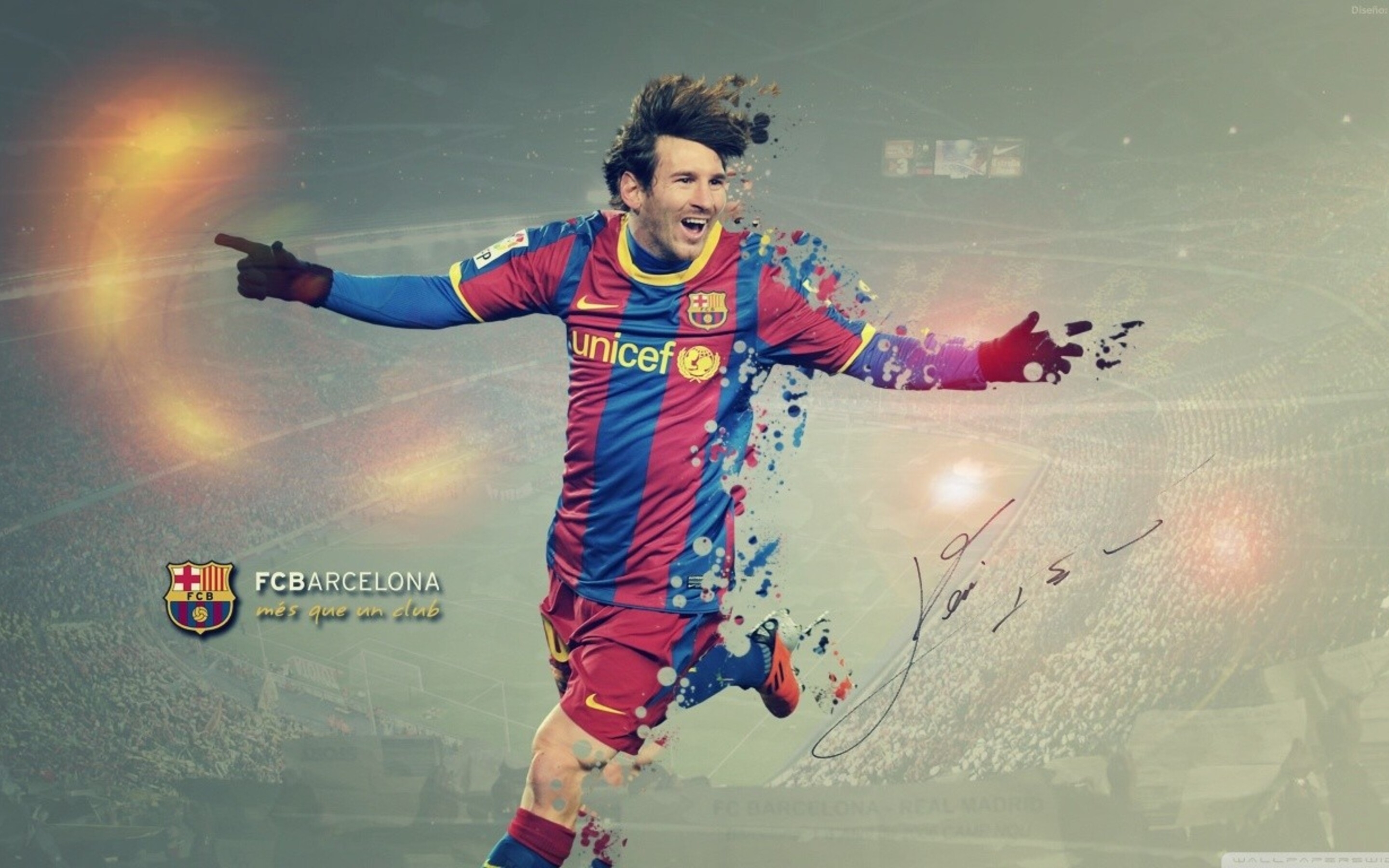 2880x1800 Lionel Messi FCB Macbook Pro Retina HD 4k Wallpaper, Image, Background, Photo and Picture, Desktop