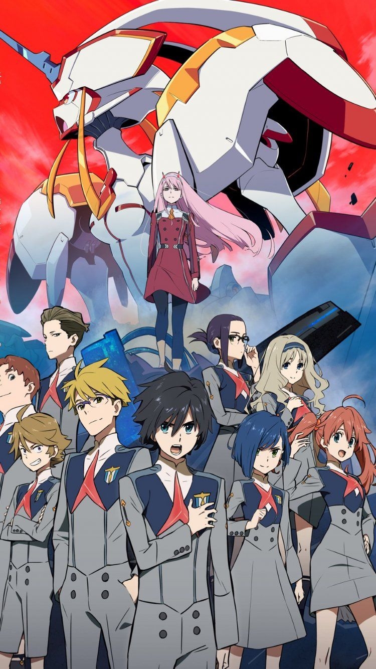 750x1340 Darling in the Franxx iPhone 7  wallpaper, Phone