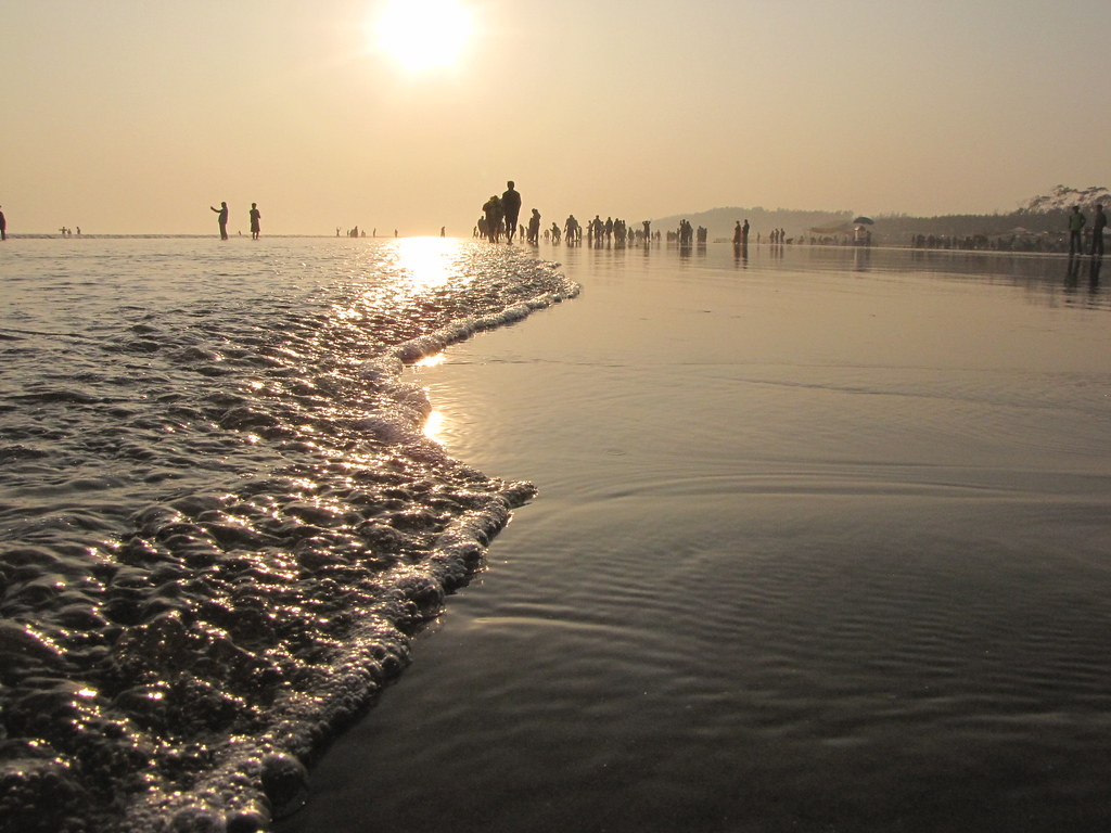 1030x770 Sunset at Digha Sea Beach. Taken this photo at Digha Sea Be, Desktop