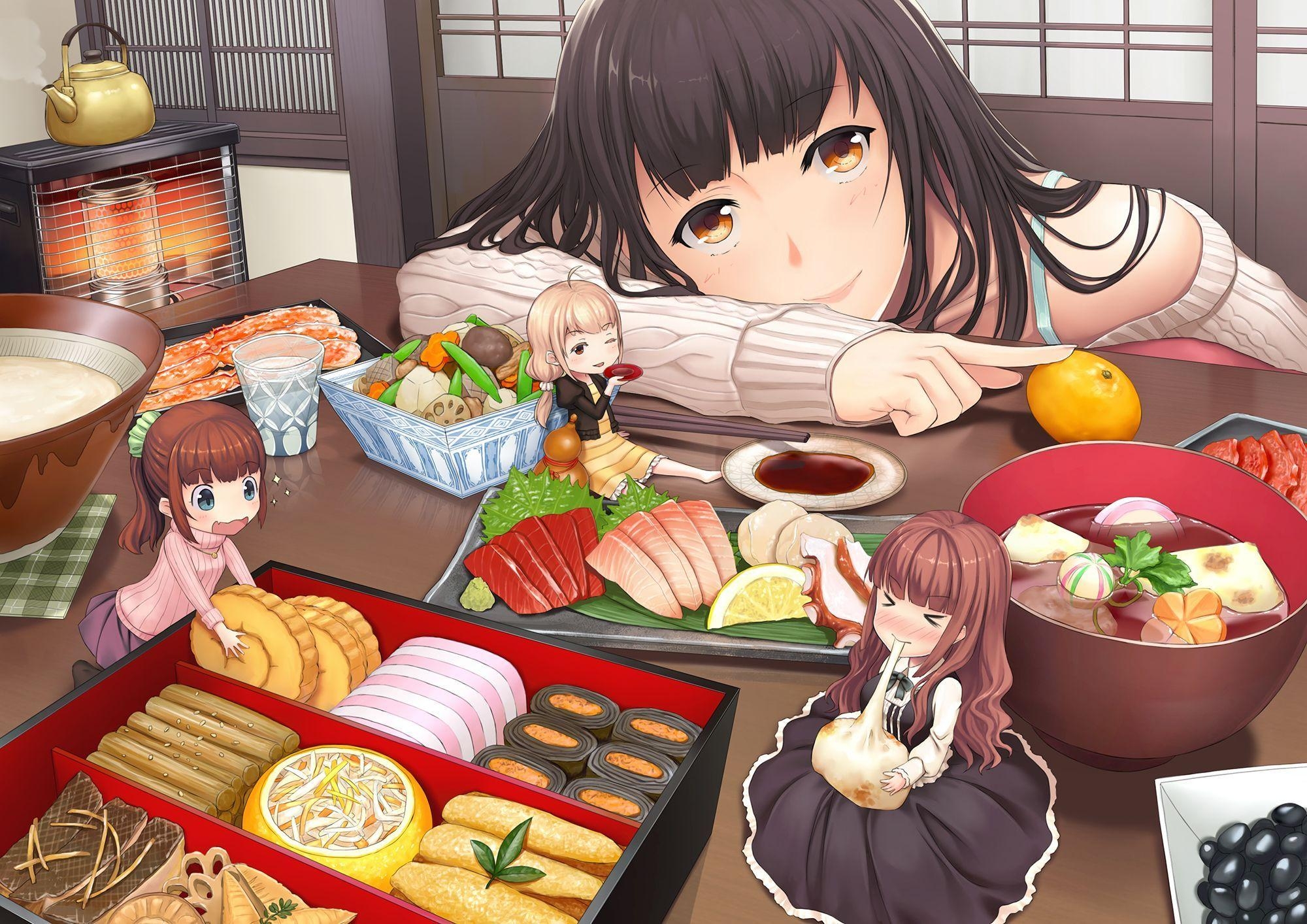 2000x1420 Anime Food Background. Materi Pelajaran 5, Desktop