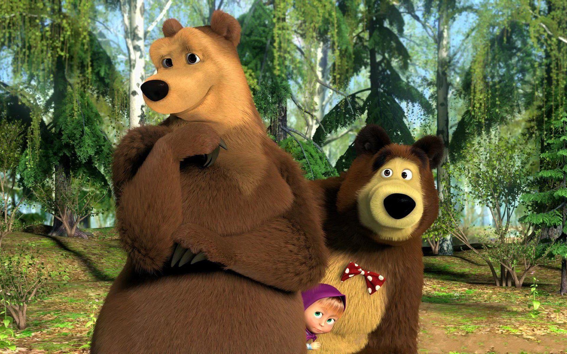 1920x1200 Masha And The Bear HD Wallpaper, Desktop