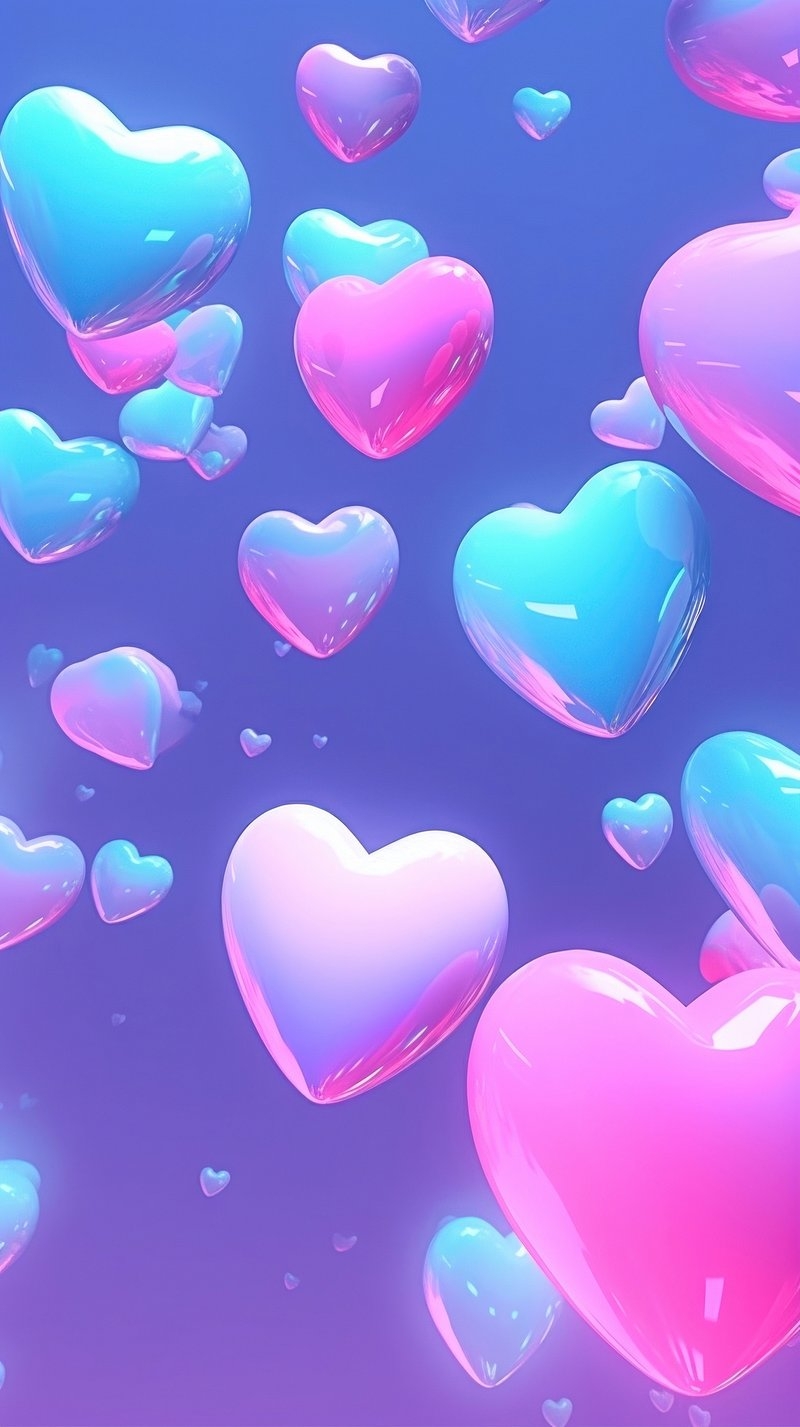 800x1430 Valentines Day Wallpaper Heart, Phone