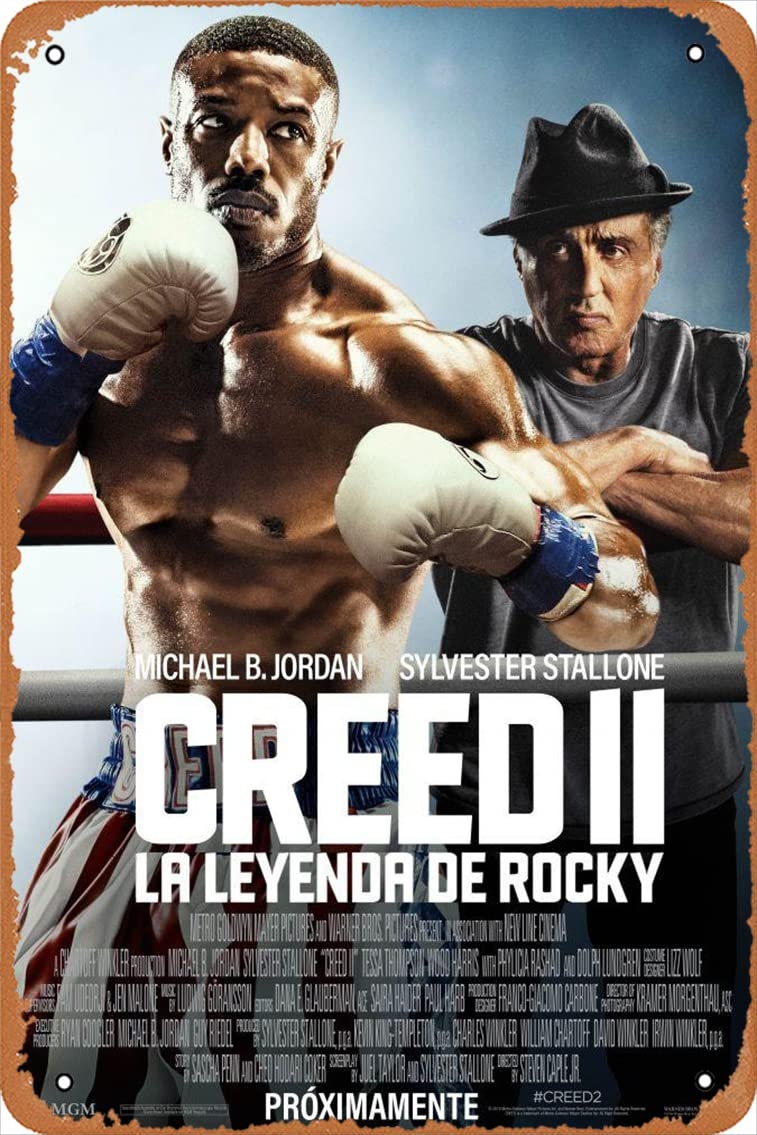 760x1140 Amazon.com, Creed II Movie Poster Retro Metal Tin Sign 8x12 Inch, Home & Kitchen, Phone