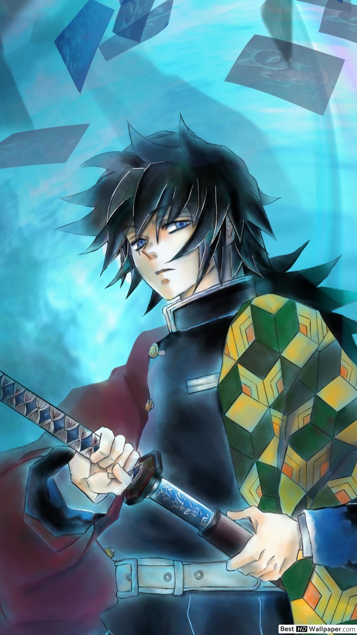 1250x2210 Demon Slayer, Kimetsu No Yaiba Tomioka HD wallpaper download, Phone