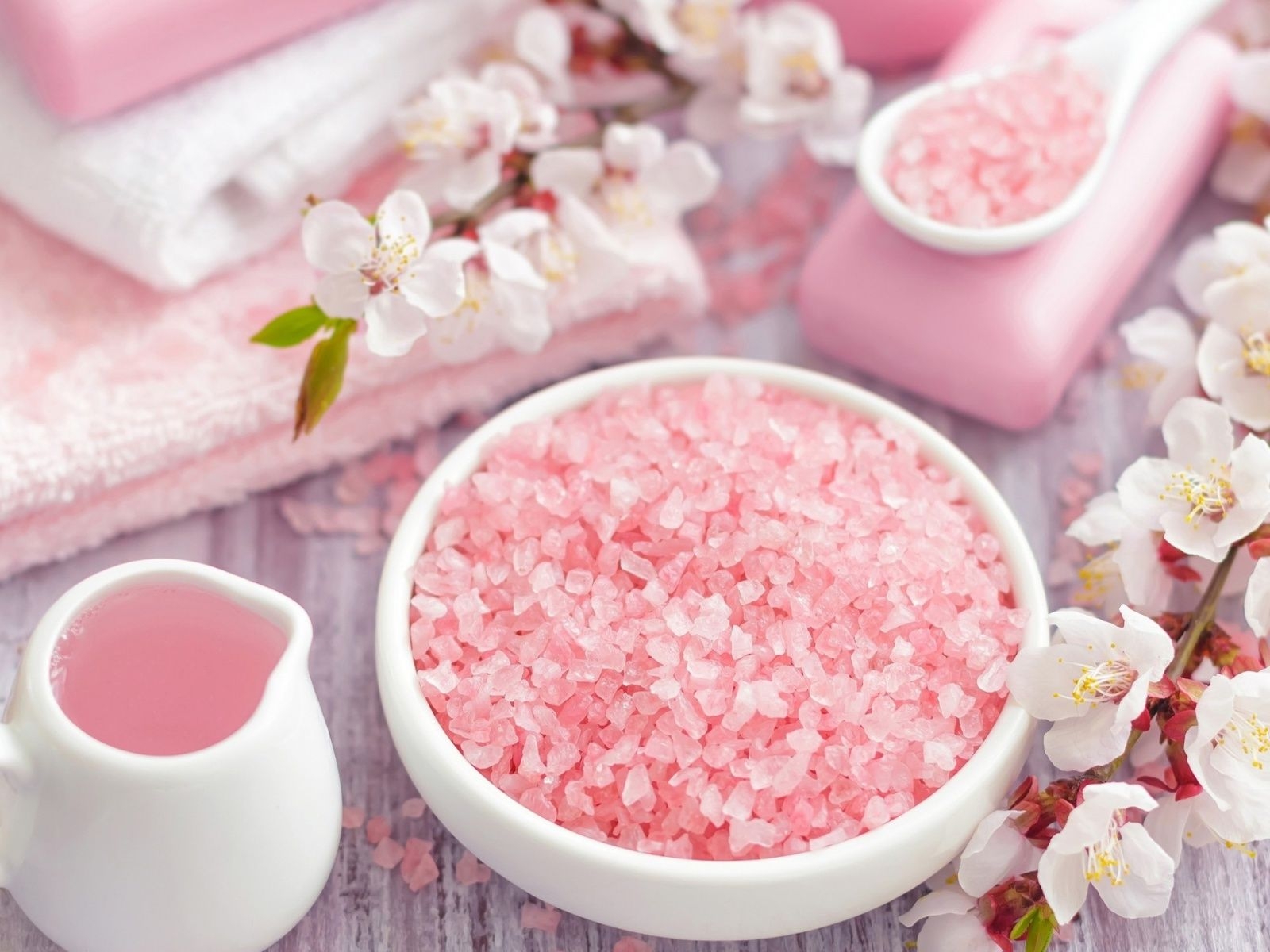 1600x1200 Spa Pink Salt desktop PC and Mac wallpaper, Desktop