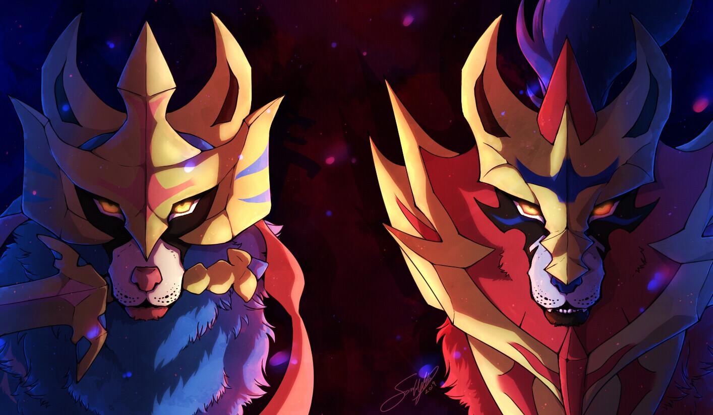 1420x830 Zacian and Zamazenta, Sam Wyllie, Desktop