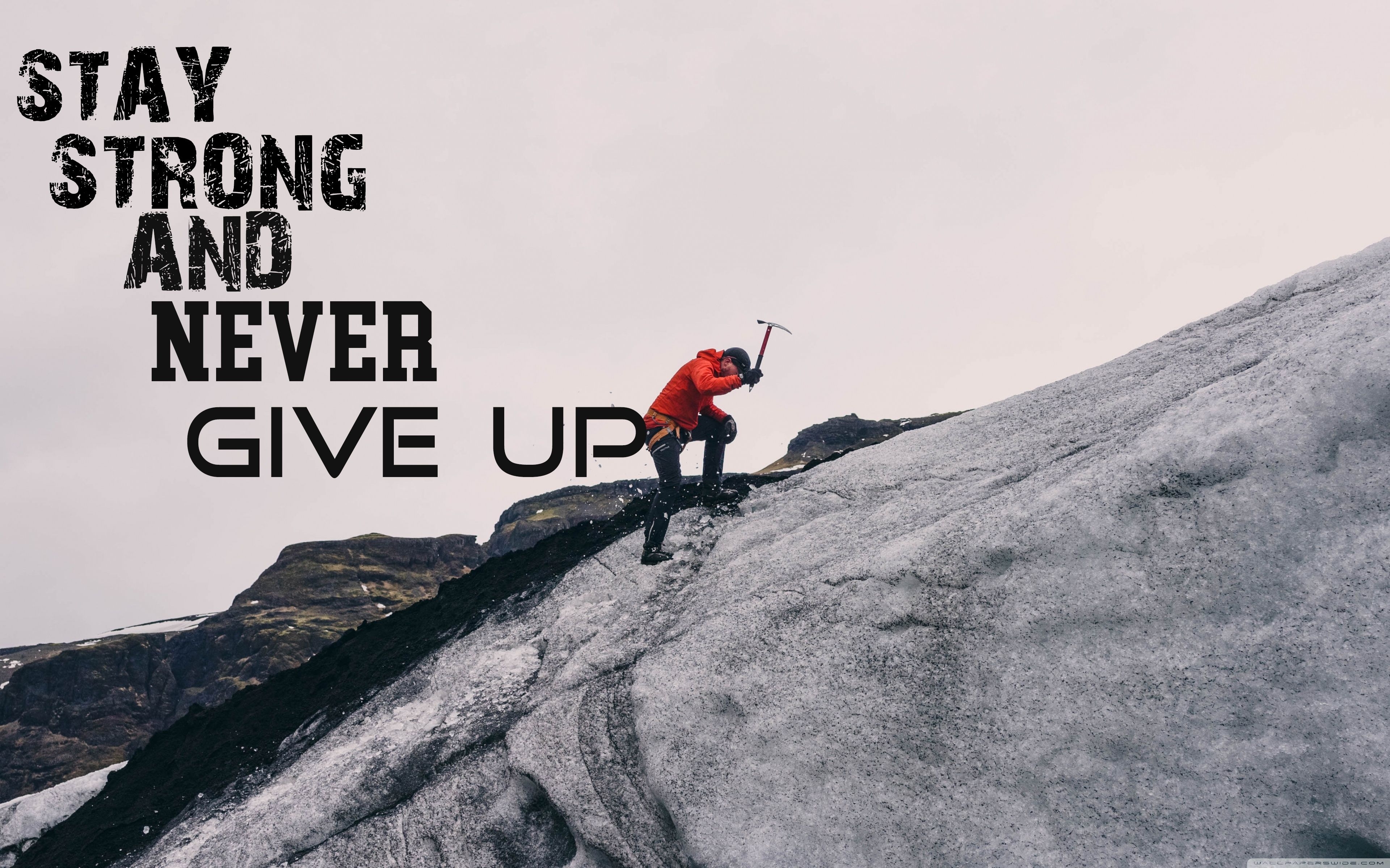 3840x2400 Never Give Up Ultra HD Desktop Background Wallpaper for 4K UHD TV, Multi Display, Dual & Triple Monitor, Tablet, Desktop