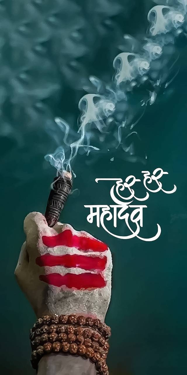 640x1280 har har mahadev wallpaper, Phone