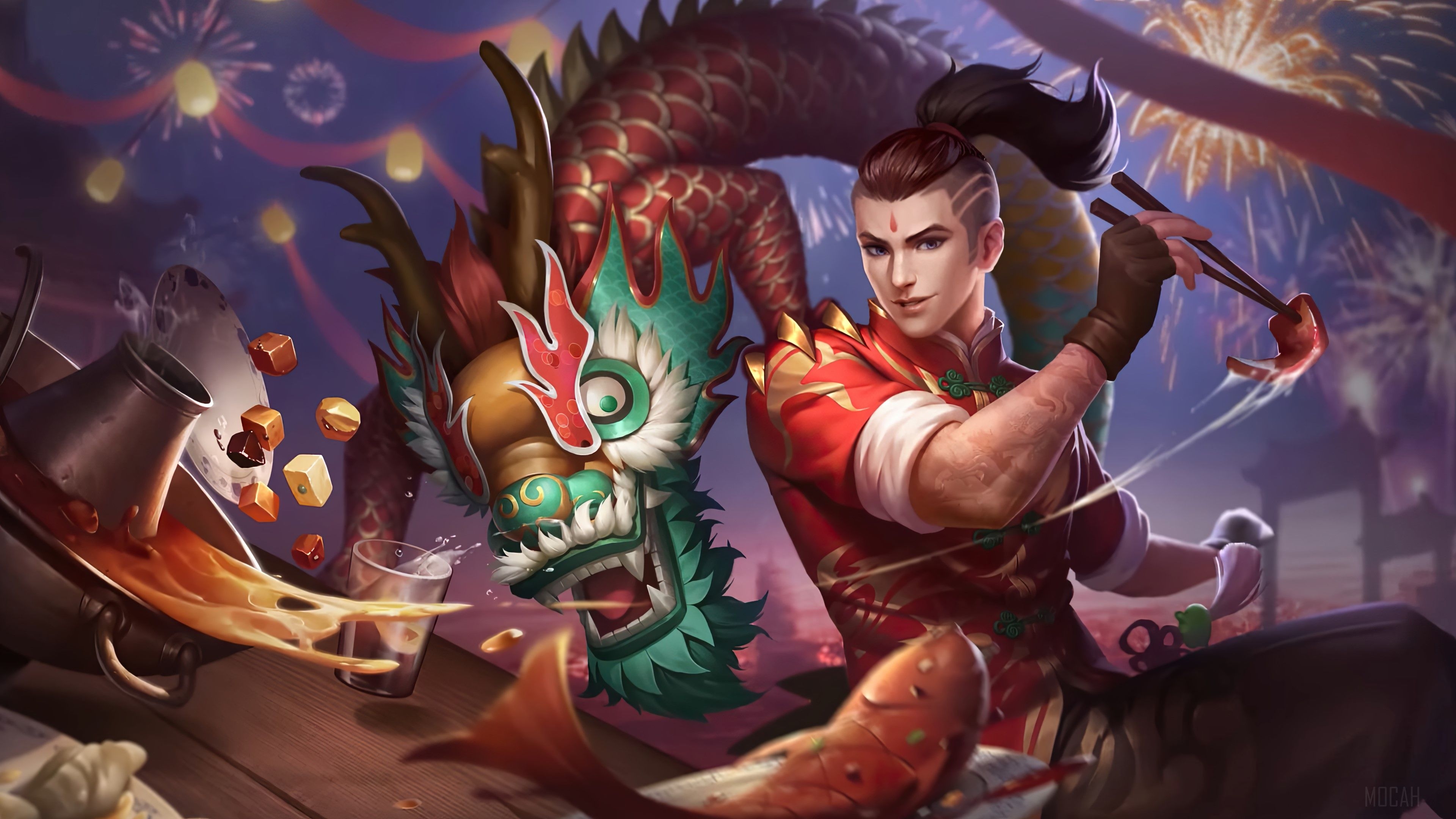 3840x2160 Chou, Dragon Boy, Mobile Legends Bang Bang, MLBB, ML, Video Game, Project NEXT 4k wallpaper HD Wallpaper, Desktop