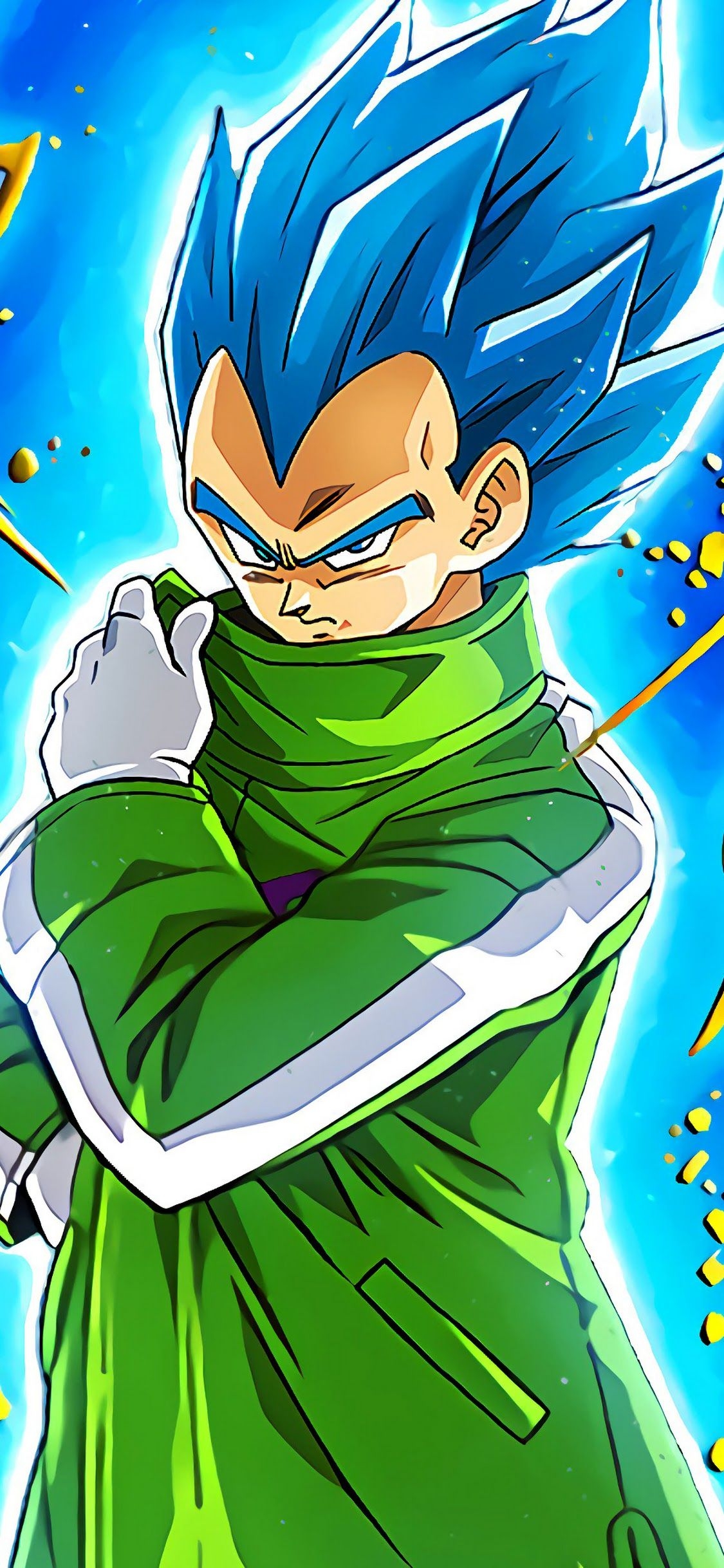 1130x2440 Super Saiyan Blue Vegeta Dragon Ball Super: Broly 4K 3840x2160, Phone