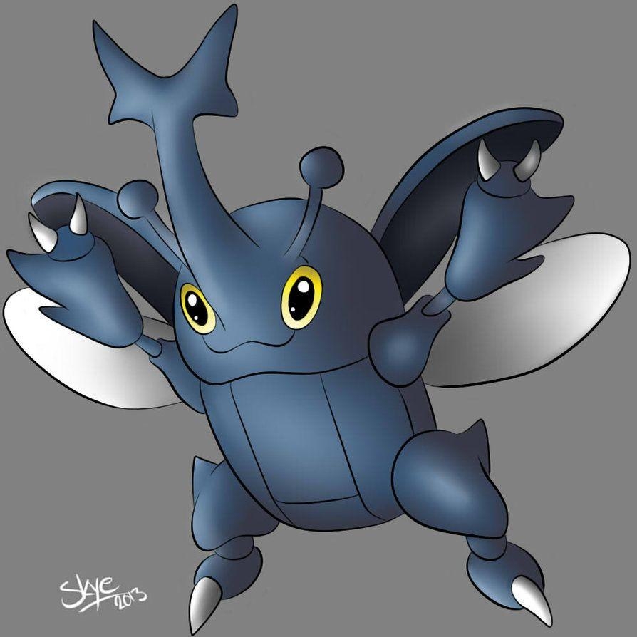 900x900 Pokemon Heracross By X Skye X, Phone