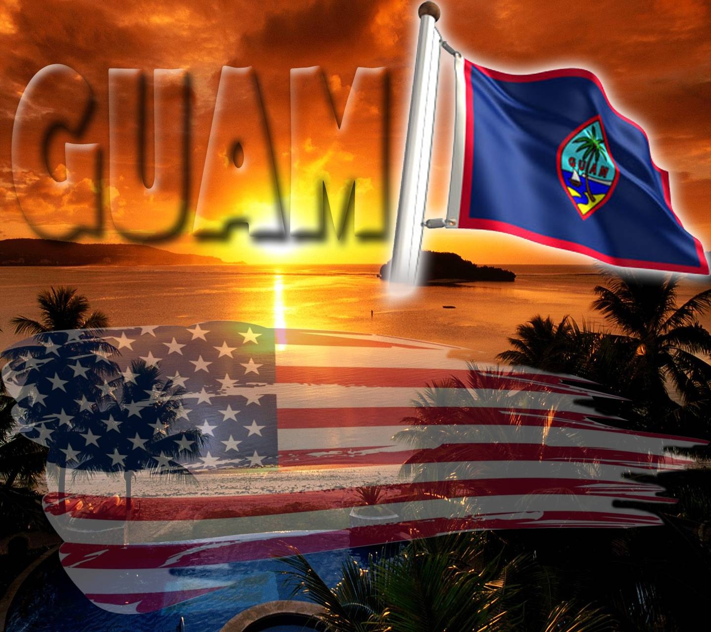 1440x1280 Download free guam wallpaper for your mobile phone, Desktop