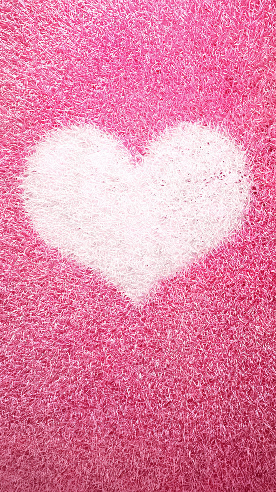 1080x1920 Download Textured Pink Heart Wallpaper, Phone