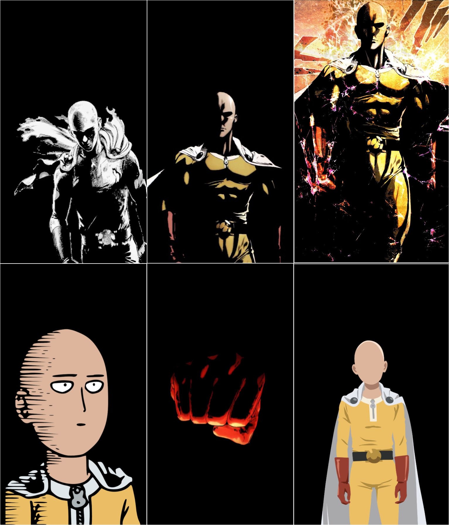 1540x1800 One Punch Man phone wallpaper [] [Seperate picture in comments], Phone