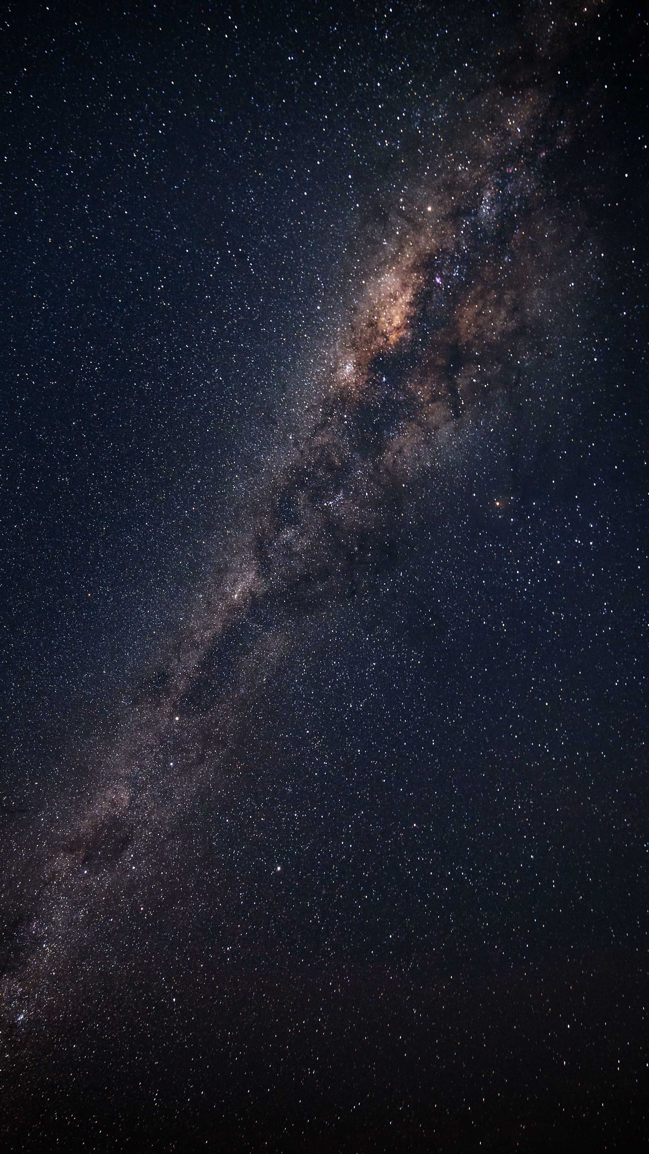 2160x3840 Wallpaper starry sky, milky way, astronomy, galaxy, Phone