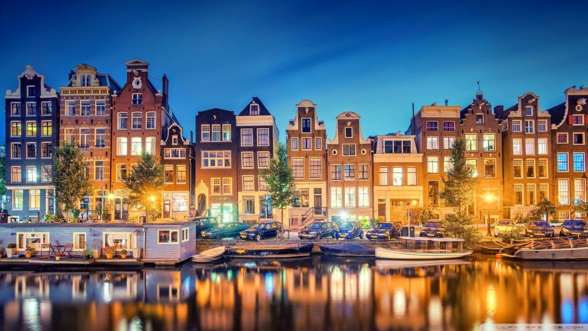 1920x1080 Amsterdam Lights HD desktop wallpaper, Widescreen, High, Desktop