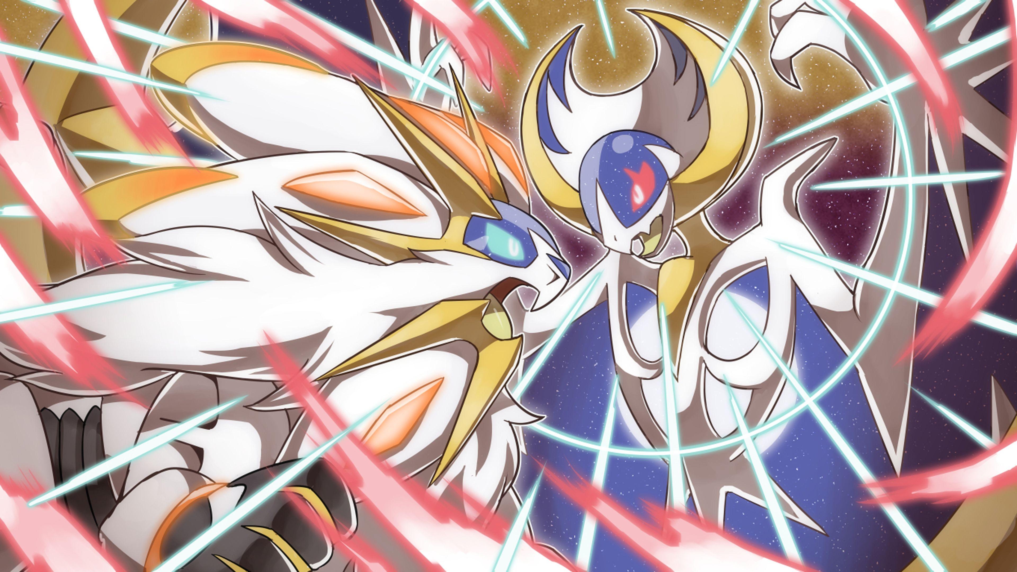 3840x2160 Solgaleo VS Lunala 4k Ultra HD Wallpaper. Background Image, Desktop