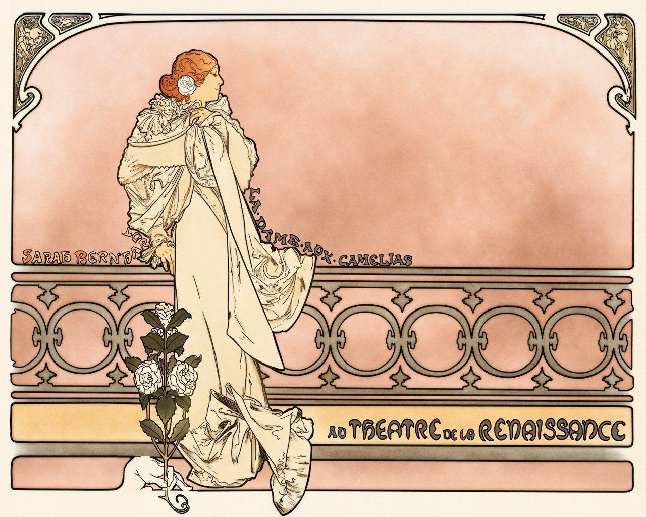 1280x1030 Download Alphonse Mucha Wallpaper  #, Desktop