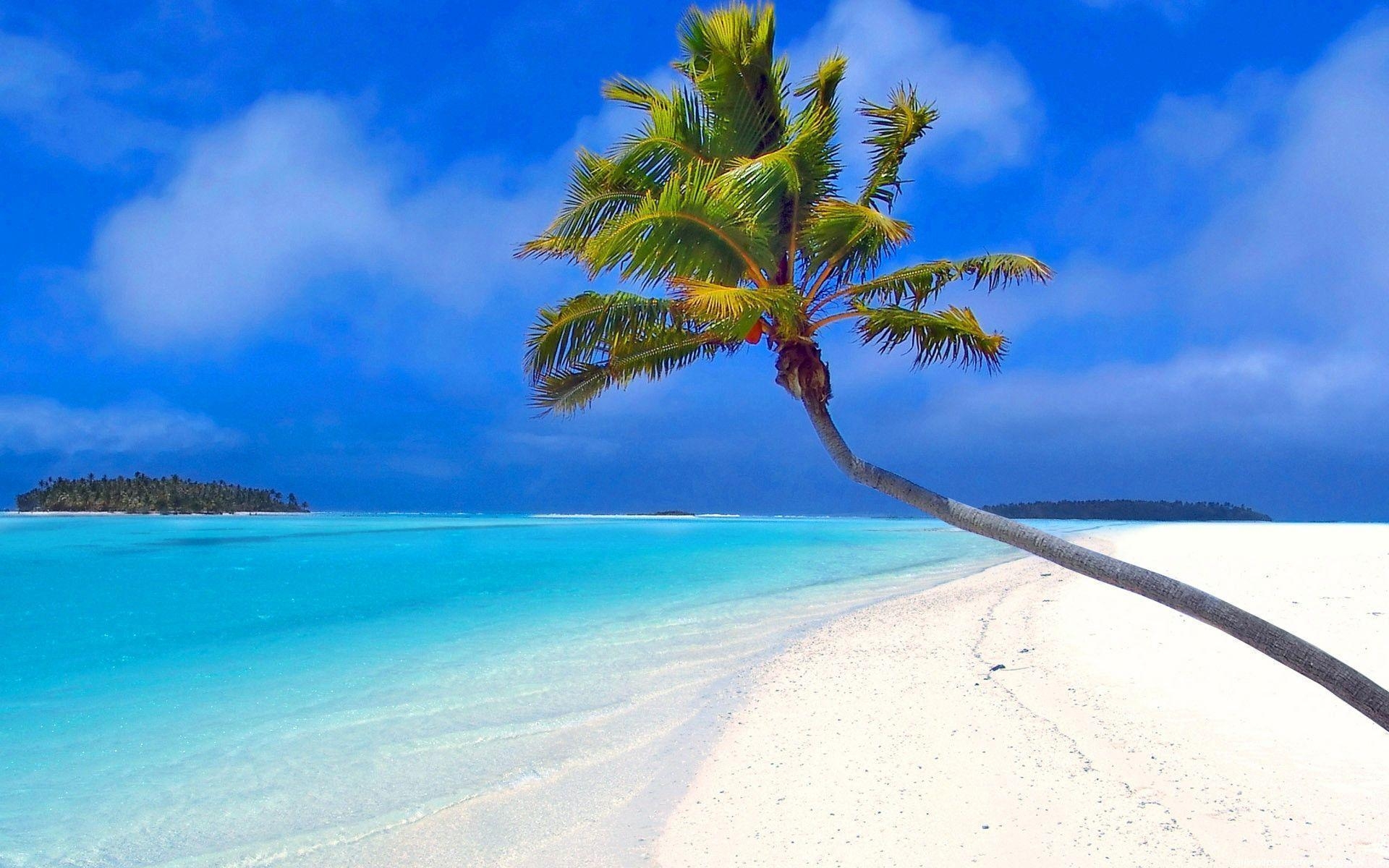 1920x1200 Paradise Beach Wallpaper, Desktop