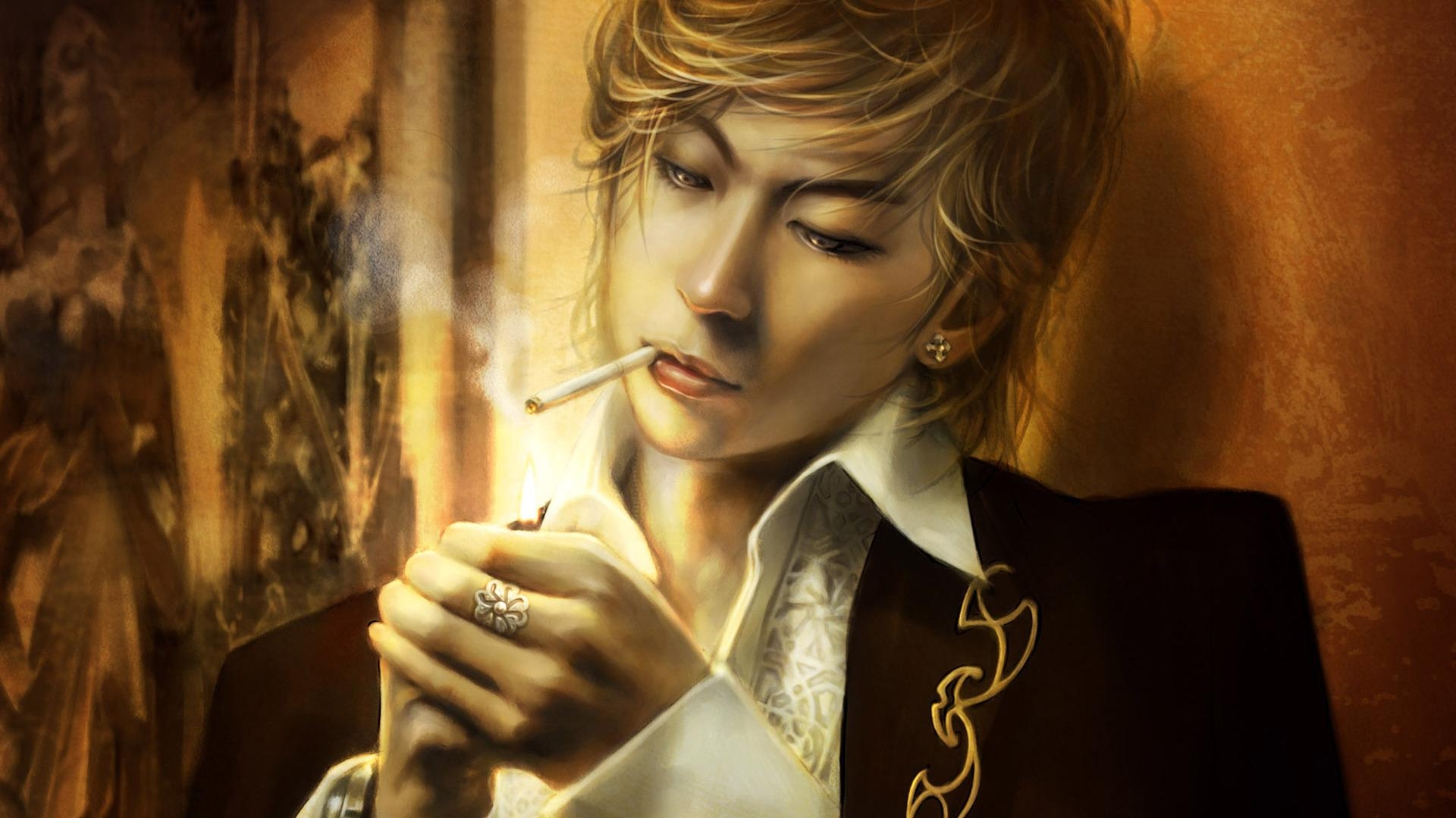 1920x1080 Smoking Boy Wallpaper Fantasy Wallpaper Download, Desktop