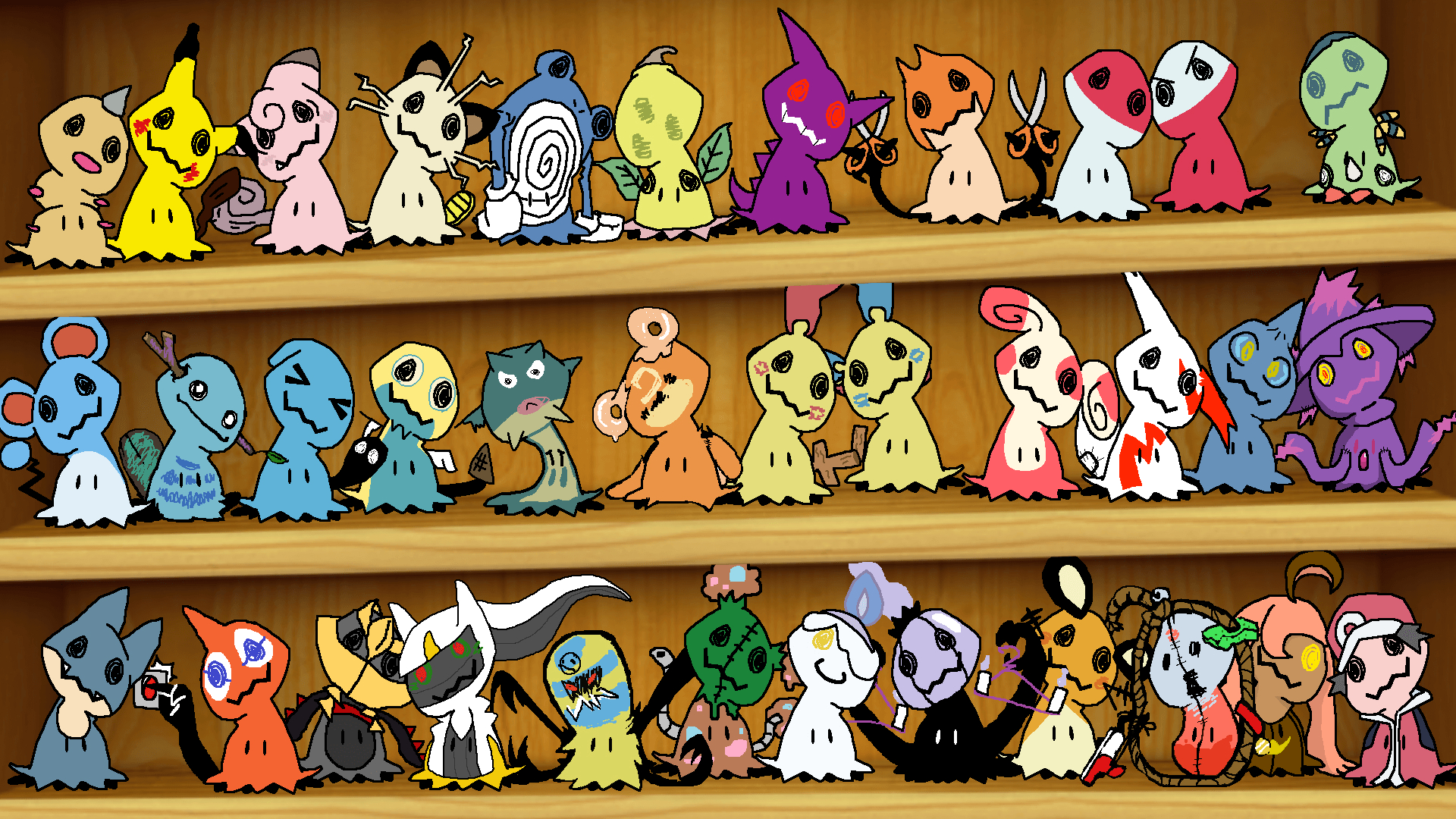 1920x1080 4chan draws Mimikkyu, Desktop